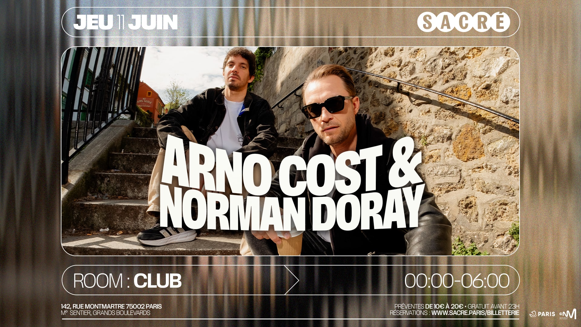 Sacré Présente : Arno Cost & Norman Doray