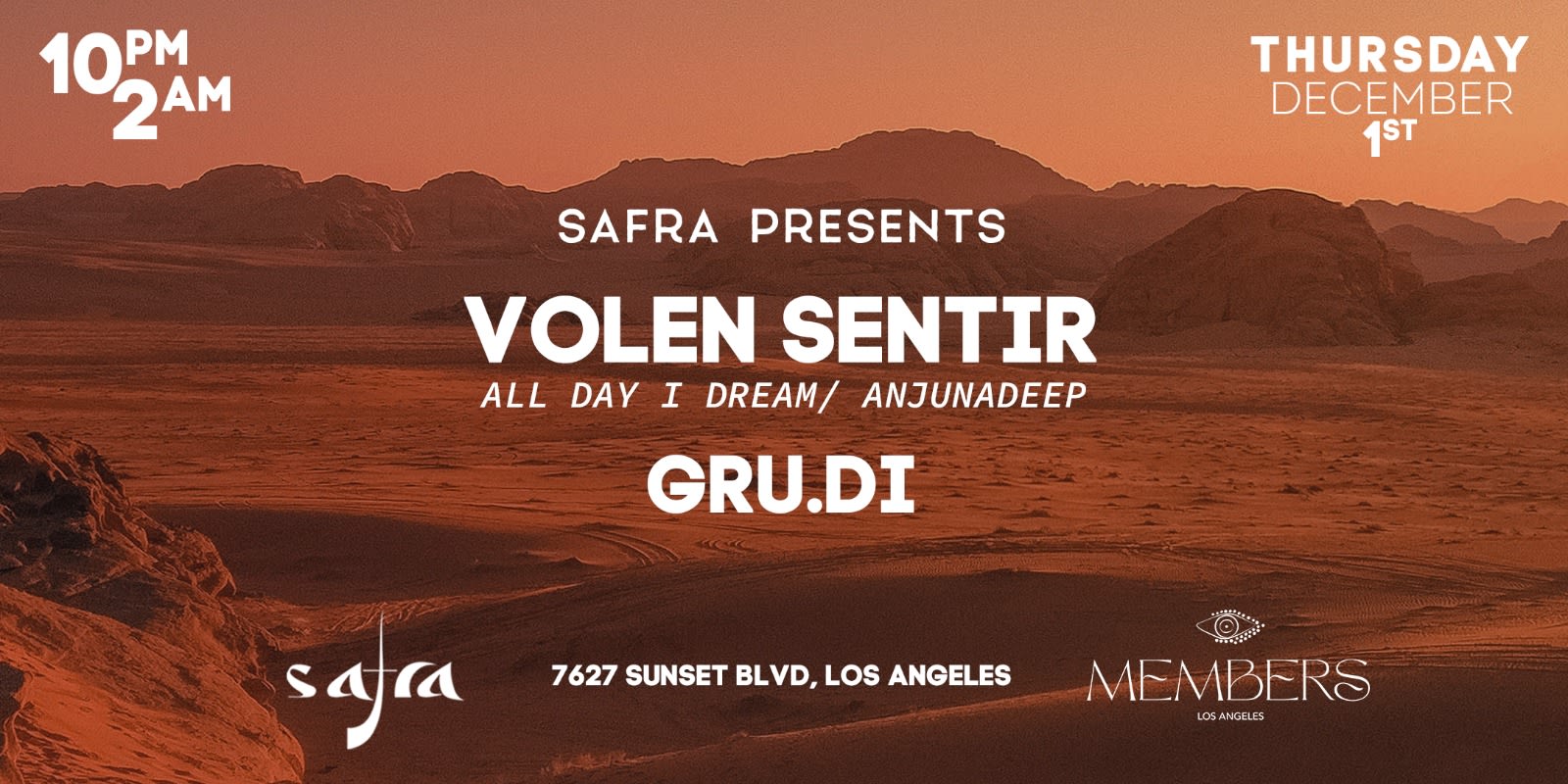 Volen Sentir & Gru.DI At Members Presented By Safra