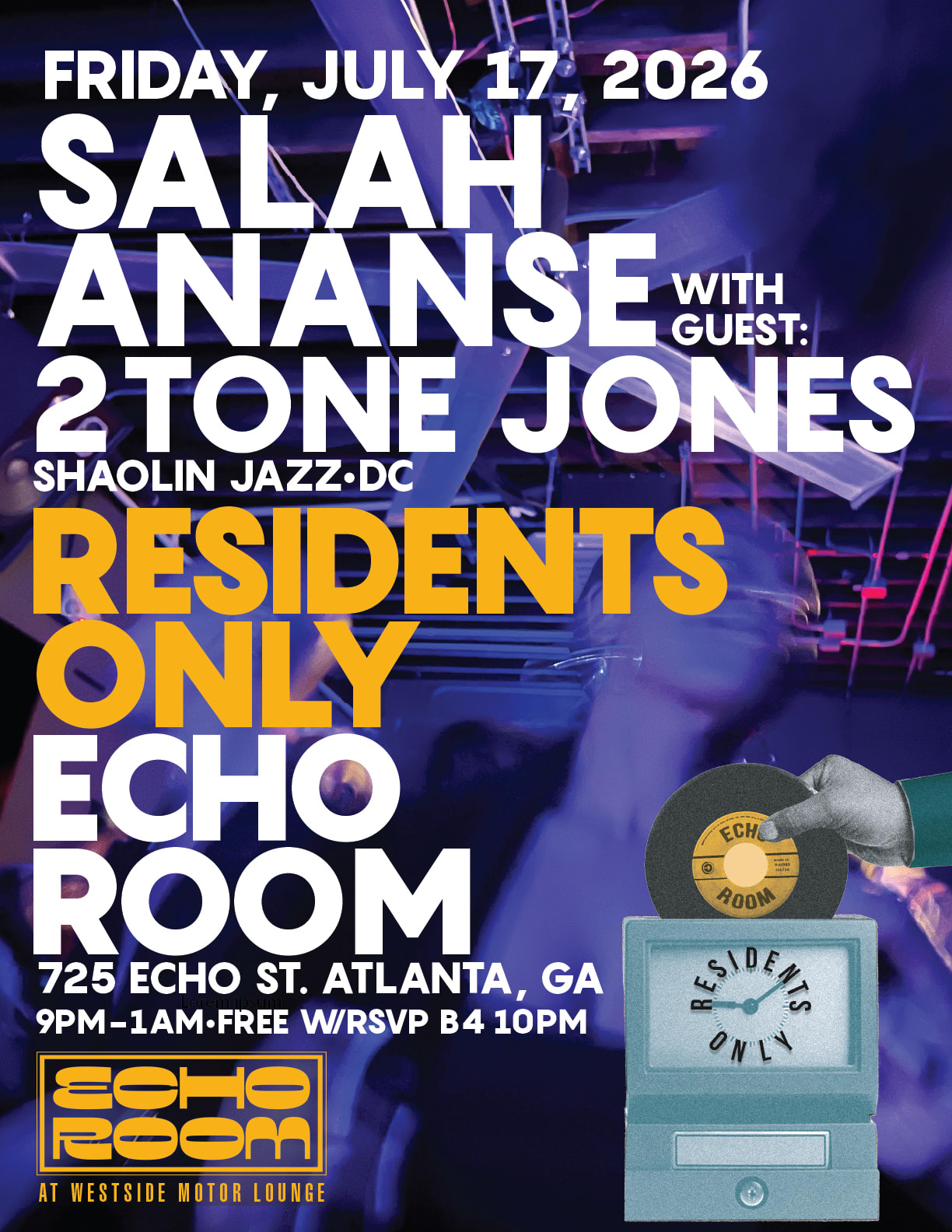 Residents Only With Salah Ananse Dc's 2-Tone Jones