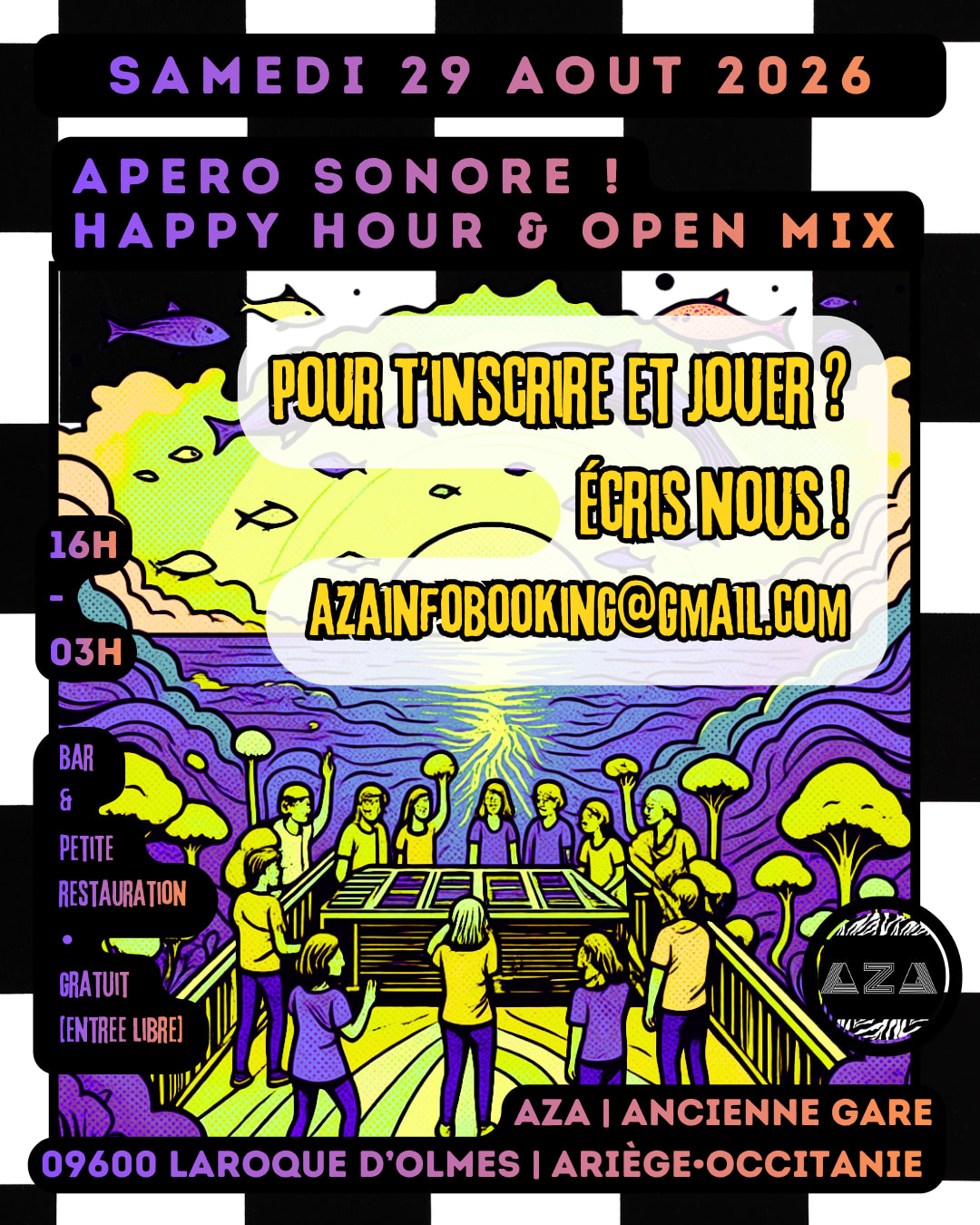Apéro Sonore Août • Open MIX & Happy Hour