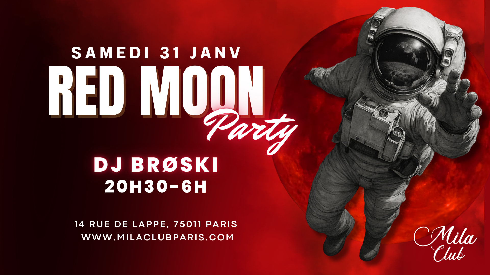 Red Moon - Mila Club Paris