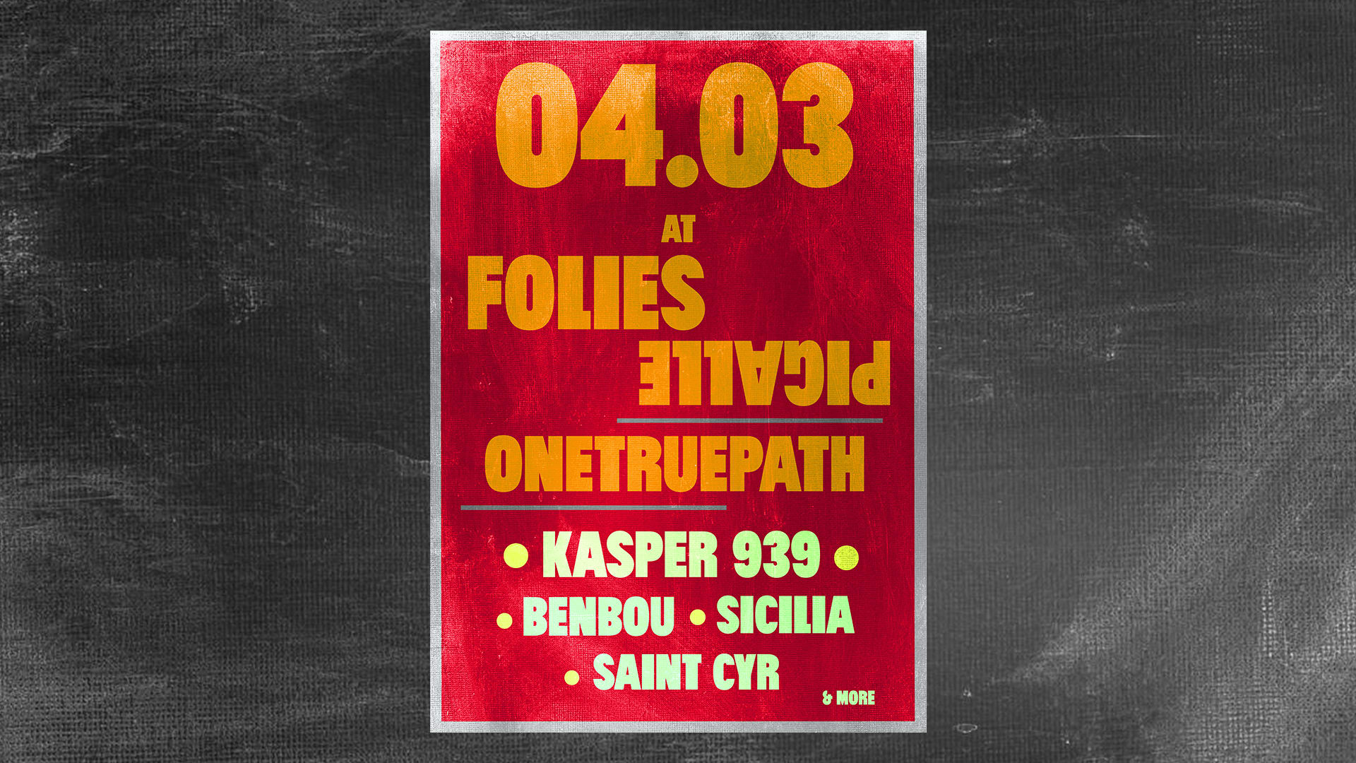 For One Night Only : Onetruepath