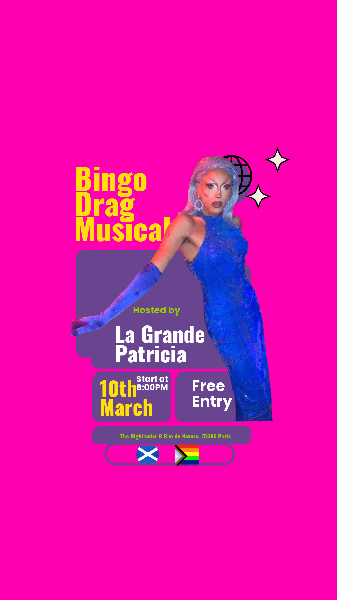Bingo Drag Musical - Highlander Pub