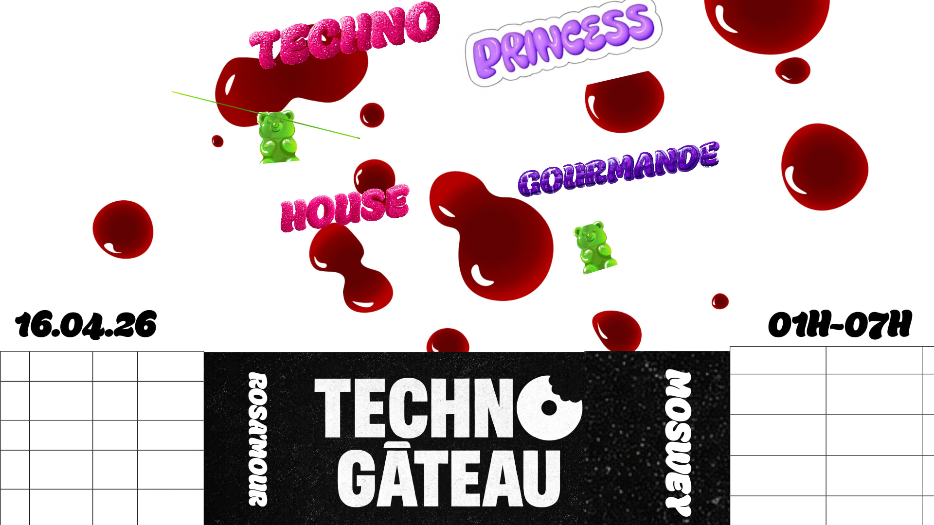 Techno Gateau | Free Entrance
