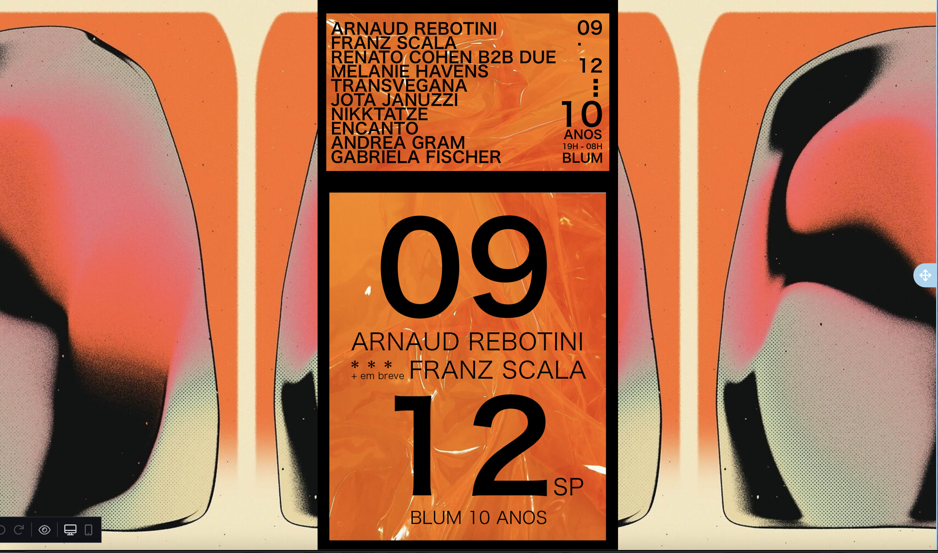 Arnaud Rebotini (Live) & Franz Scala - 10 Anos Blum
