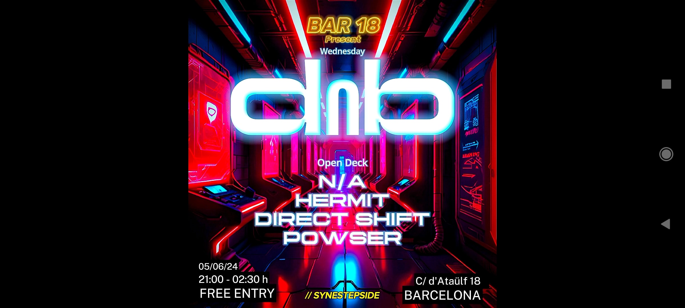 Free Ticket Drum & Bass  Wednesday