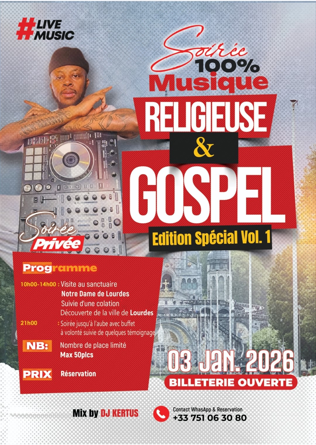 Soirée 100%Musique Religieuse Et Gospel Édition Spécialvol1