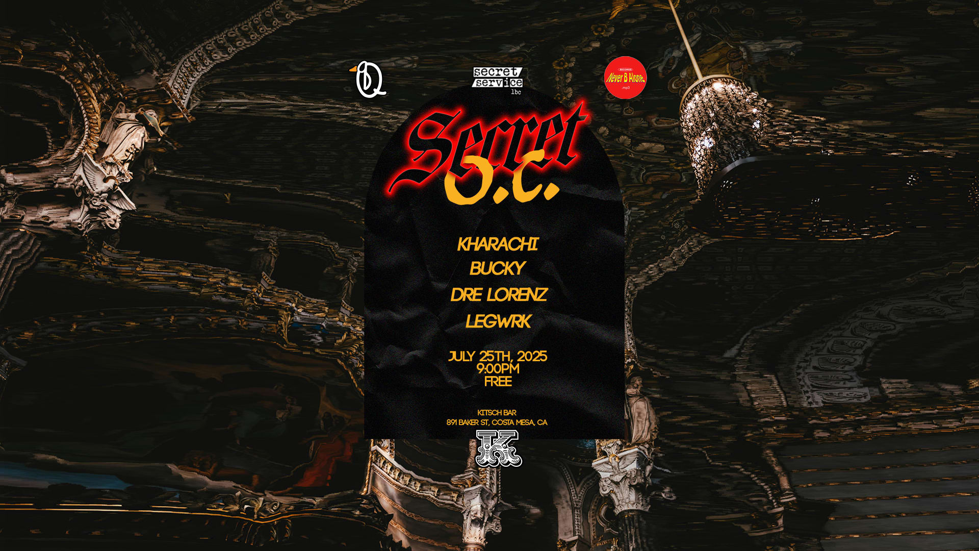Secret Oc: 07/25/25 Kitsch Never B Alone Comp Release