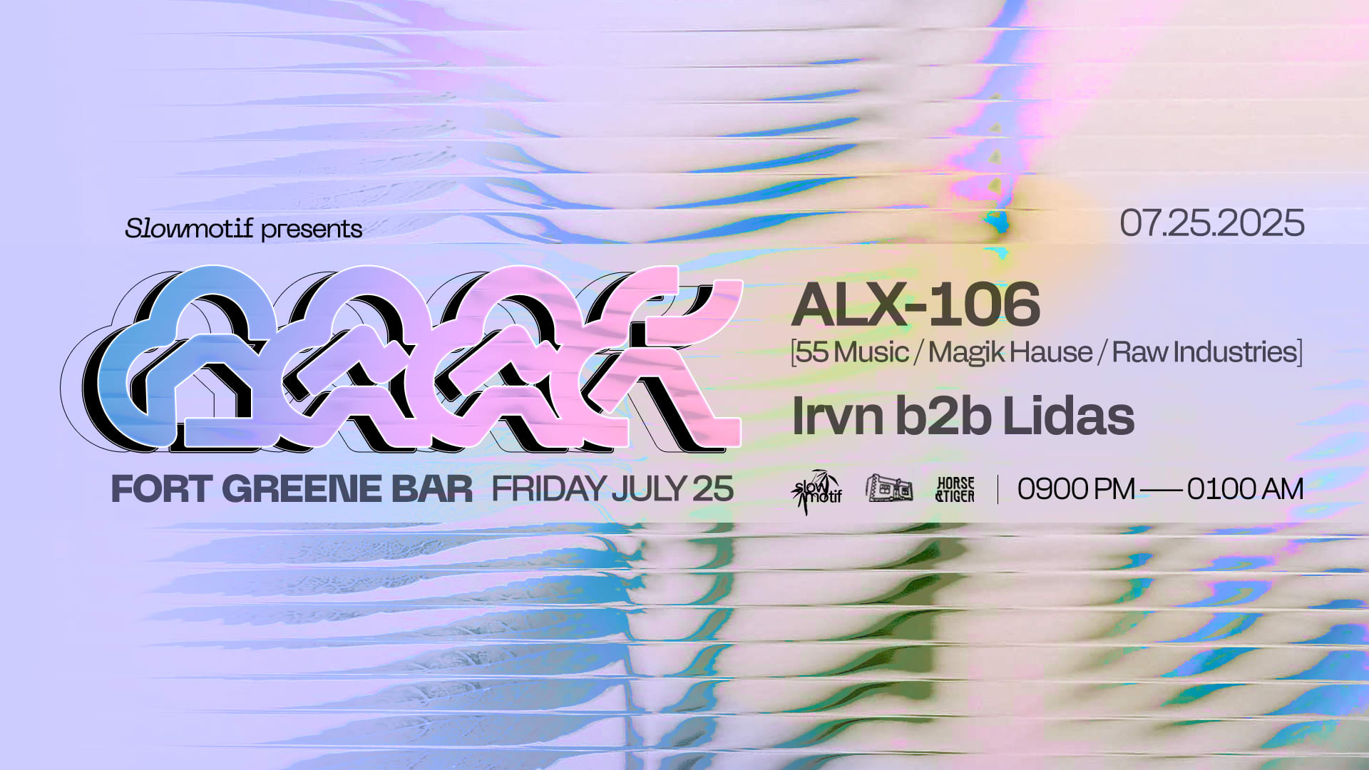 Seek At Fort Greene Bar /// Alx-106, Irvn B2b Lidas