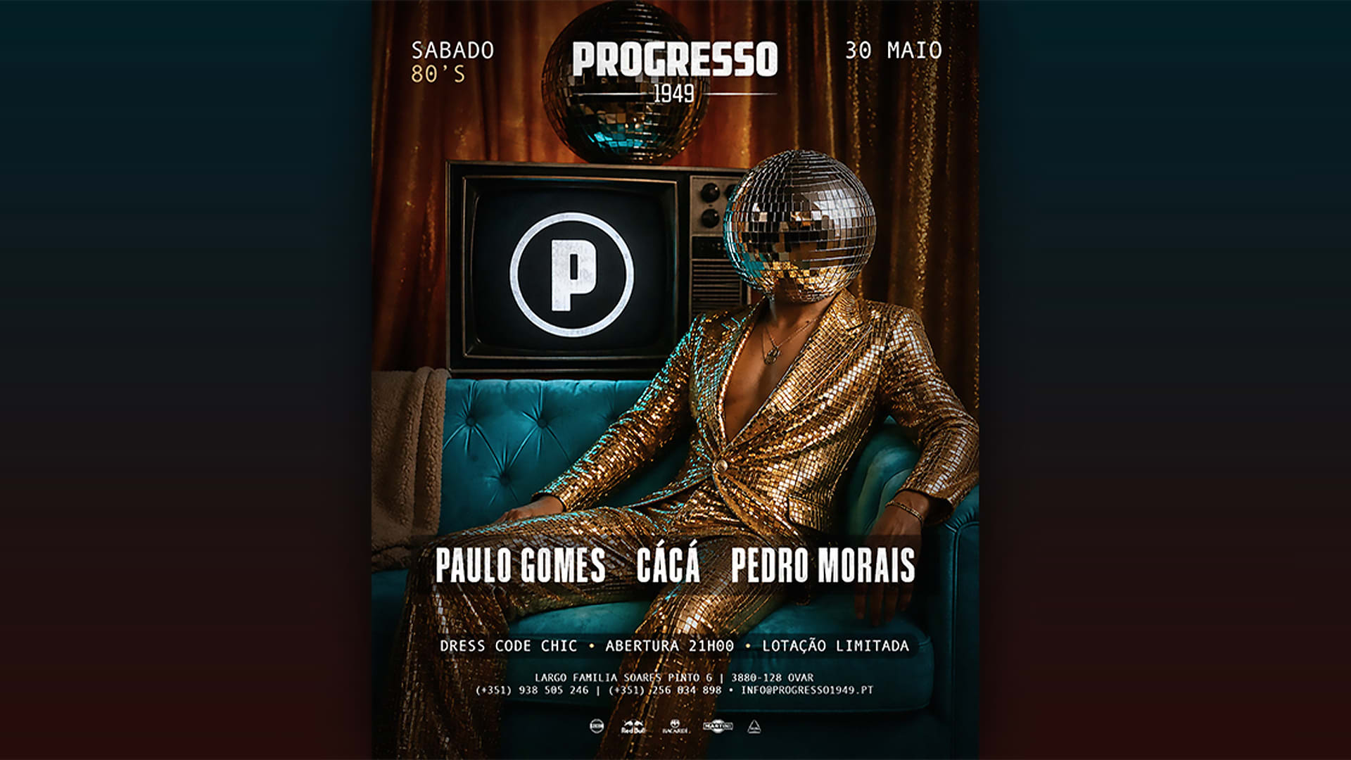 Progresso 1949 • 80's | Paulo Gomes • Cácá • Pedro Morais