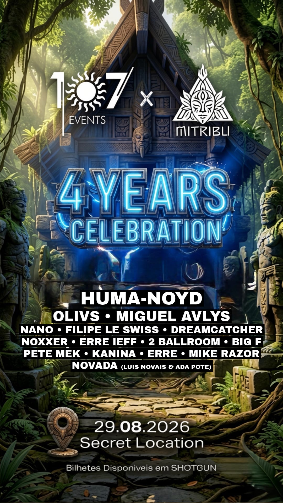 Mitribu And 107 Events - 4 Years Celebration @ Alpiarça