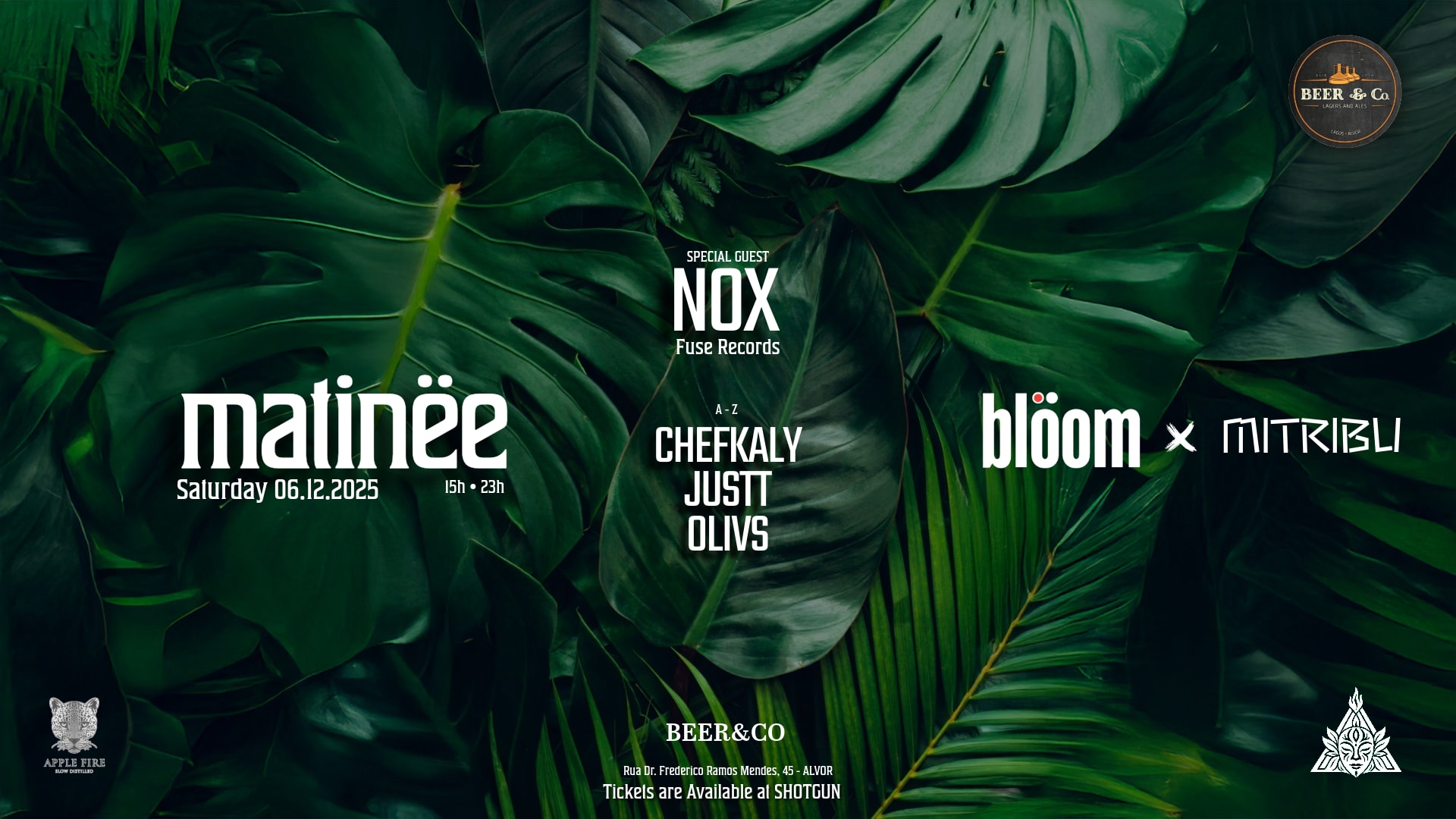 Matinëe • Blöom X Mitribu @ Beer&Co (Alvor)