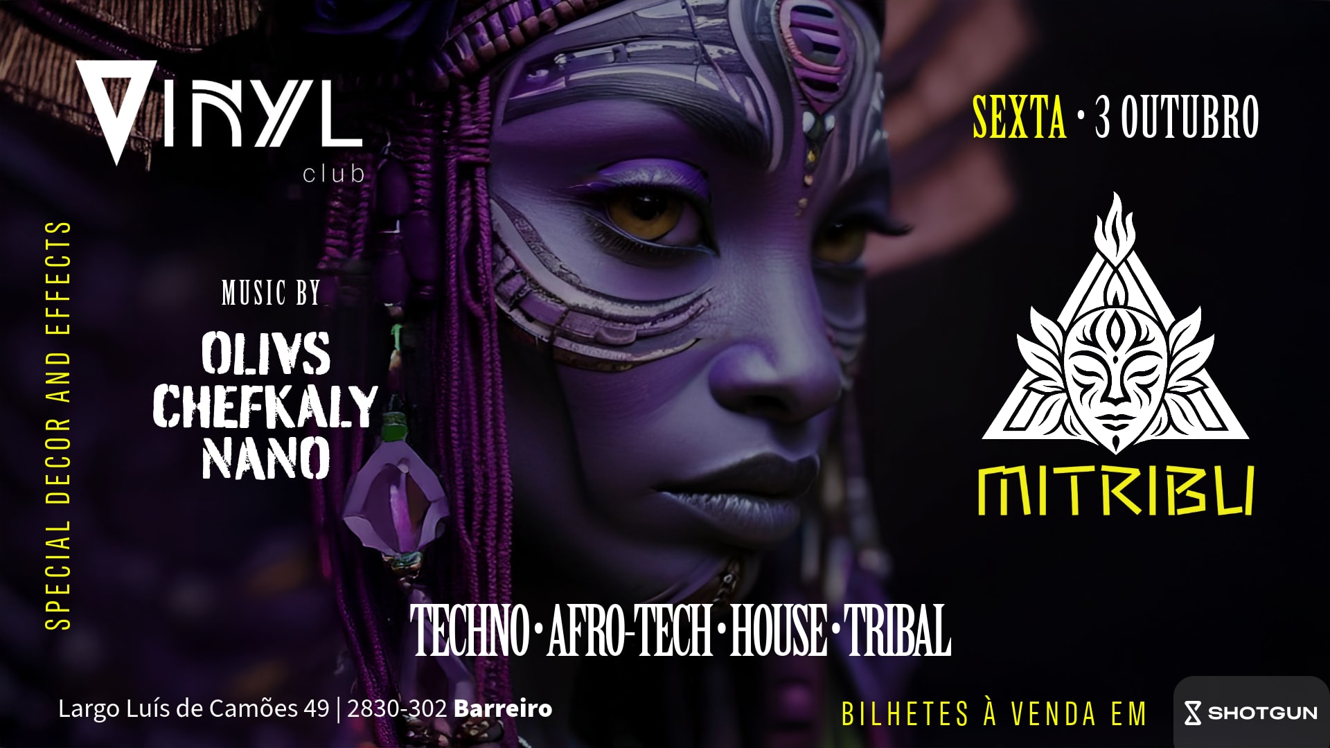 Mitribu • Tribal Essence @ Vinyl Club (Barreiro)