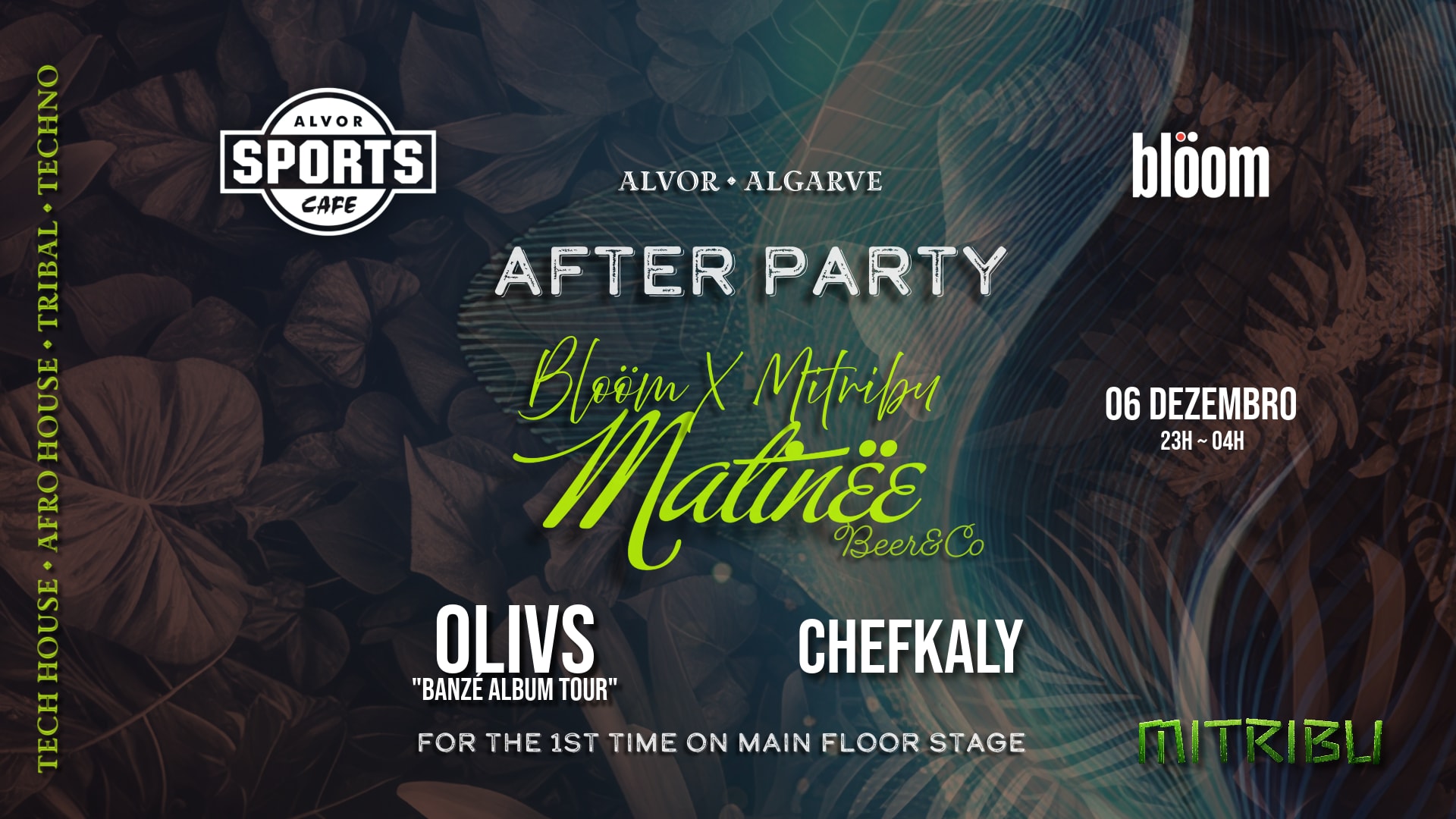After Party • Matinëe Beer&Co @ Sports Café Bar (Alvor)