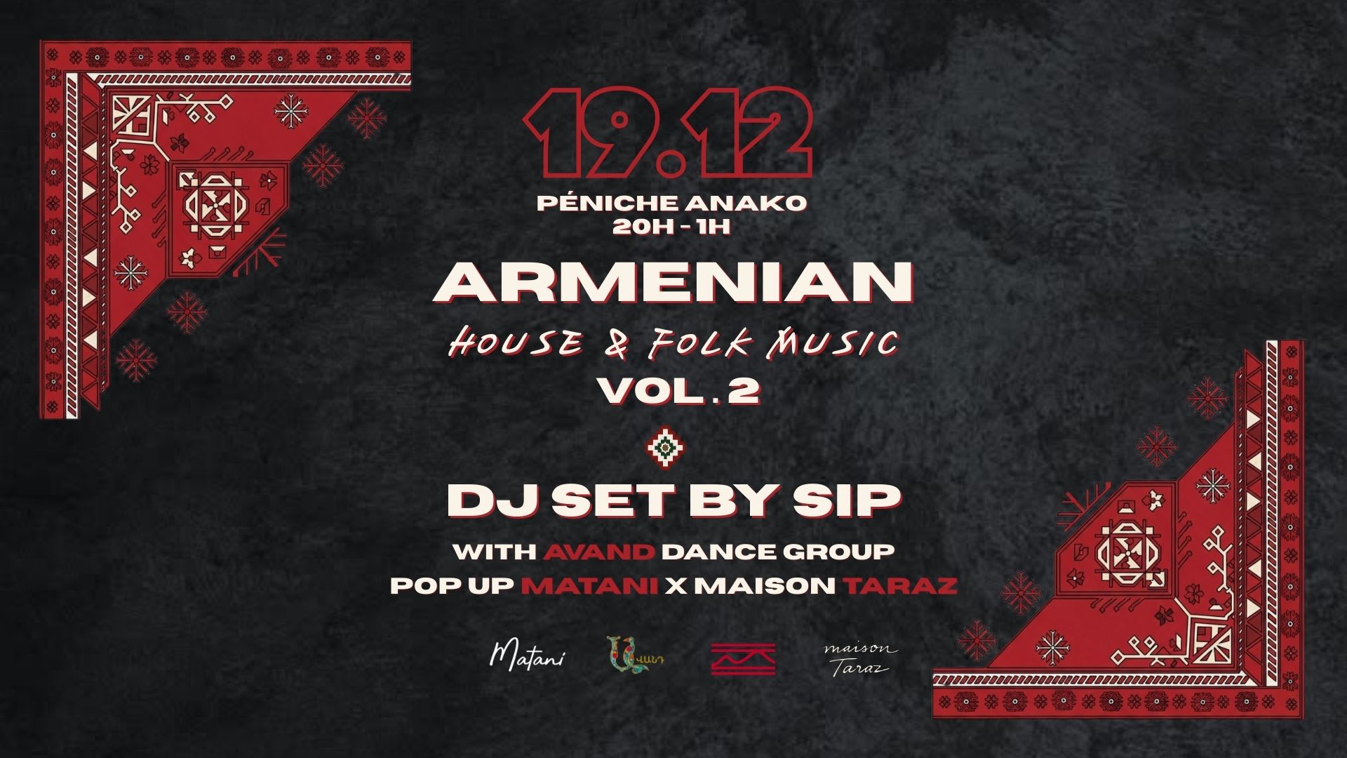 Ahc : Armenian Folk & House Party Vol.2 At Péniche Anako