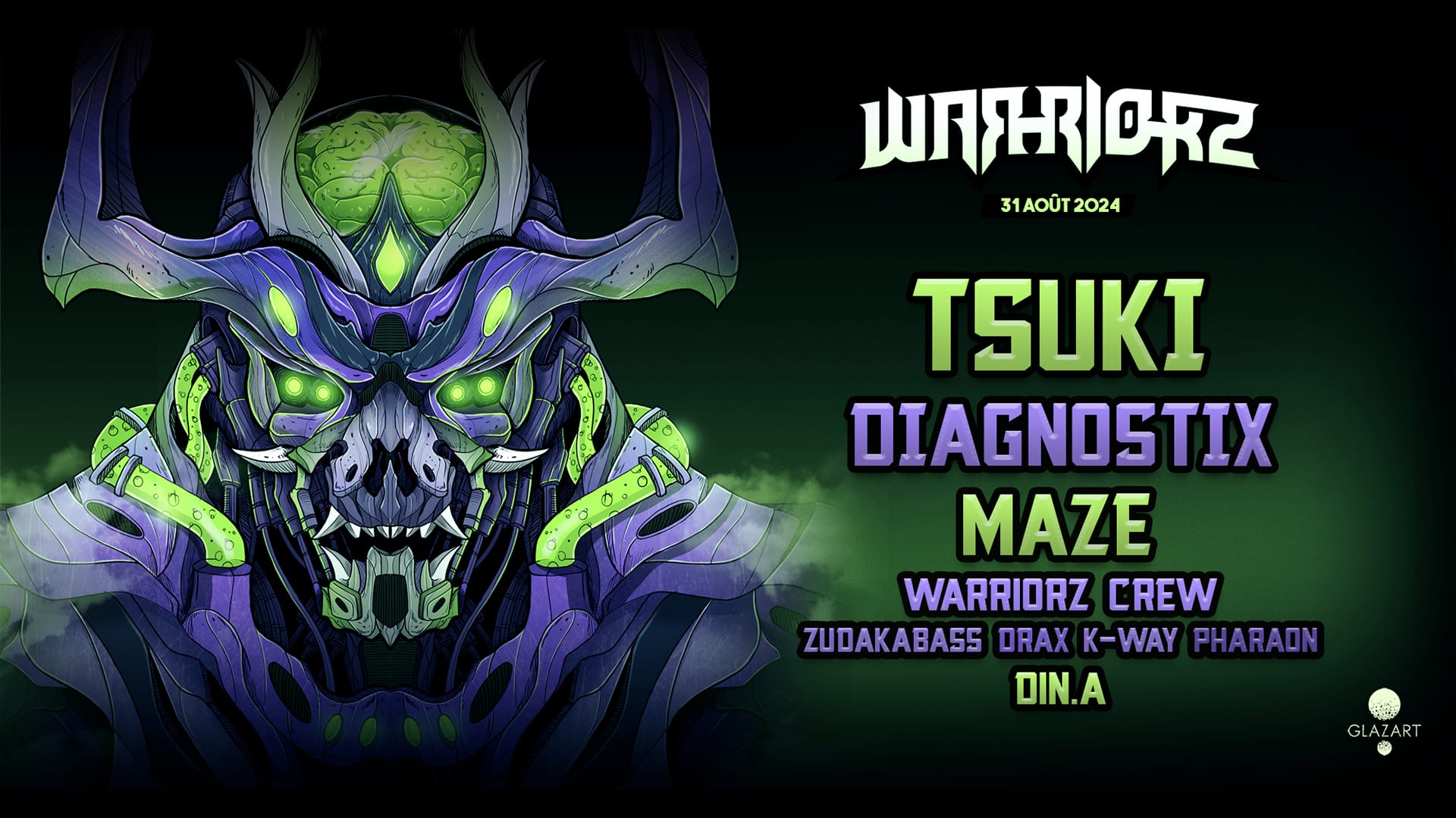 Warriorz : Tsuki, Maze, Diagnostix, Din.A, Warriorz Crew