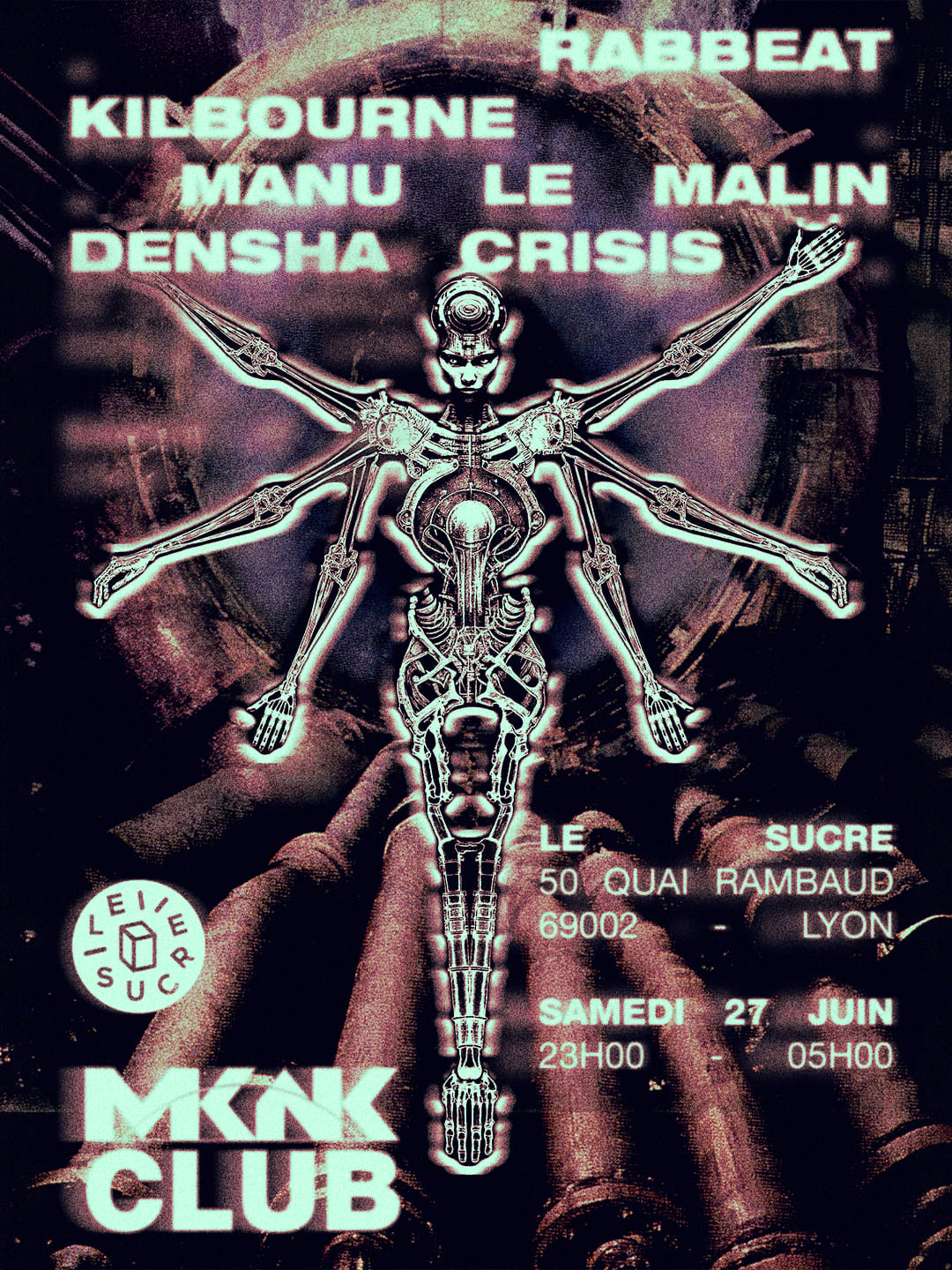Club X Mknk : Manu Le Malin, Densha Crisis & More