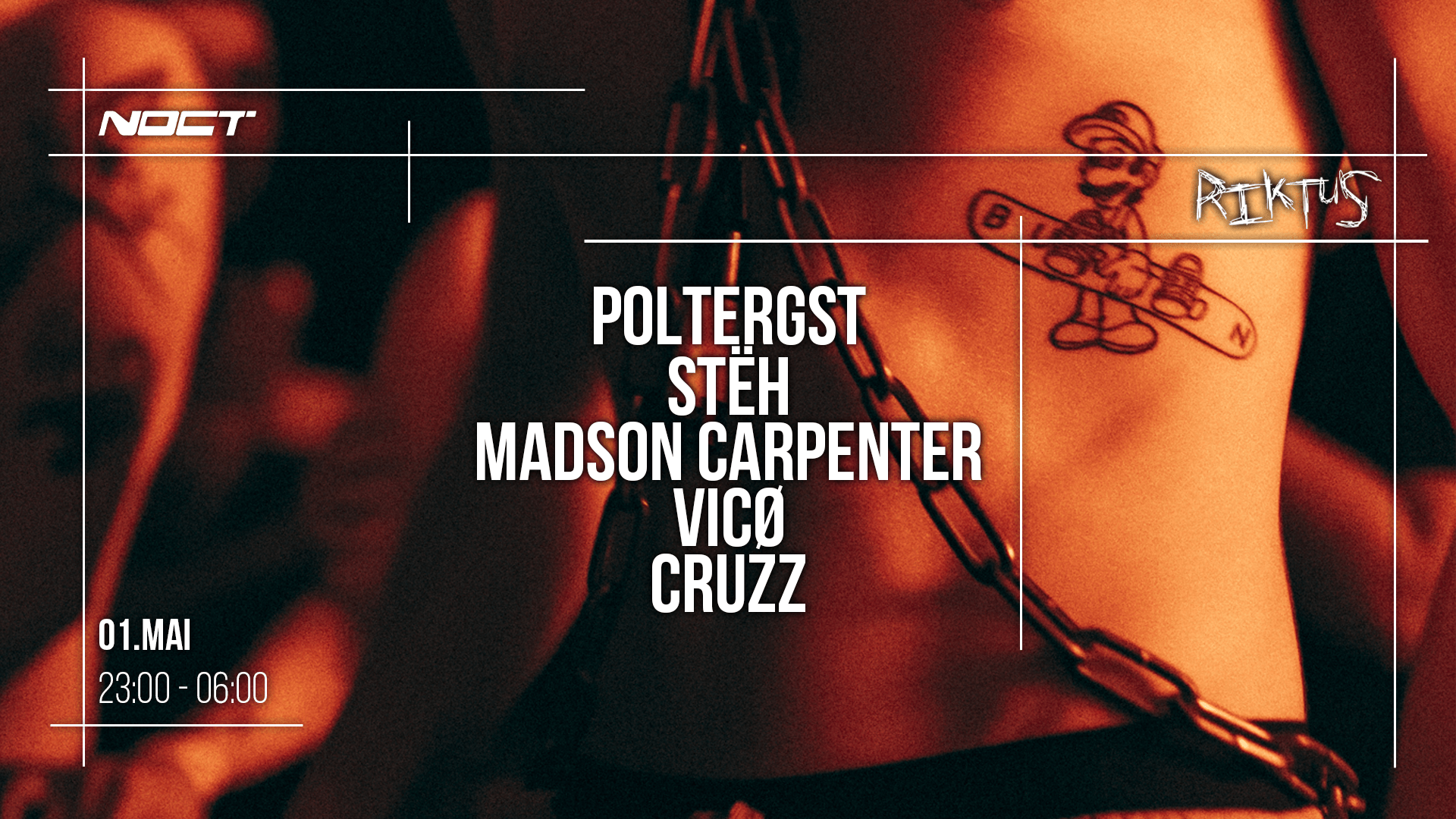 Riktus : Poltergst - Stëh - Vicø - Madson Carpenter - Cruzz