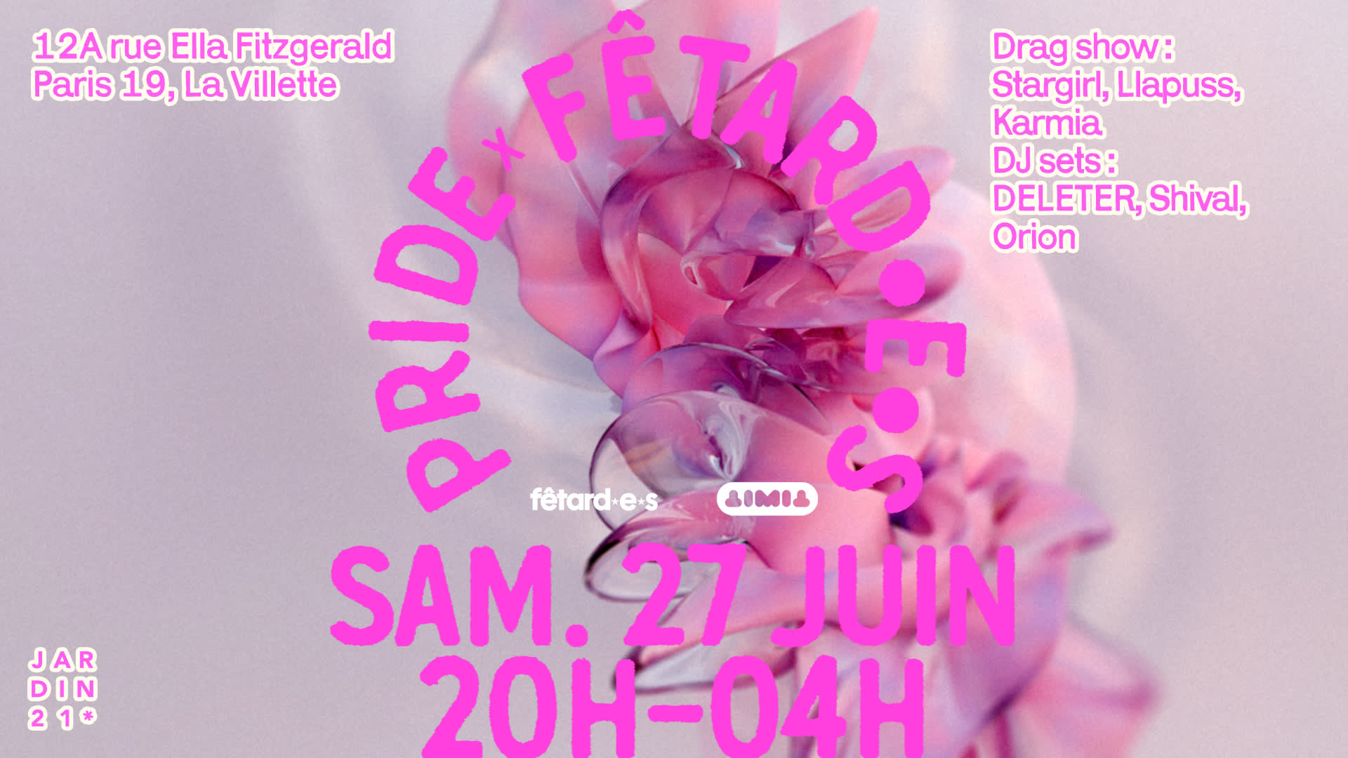 After-Pride W/ Fêtard.E.S X Timit - Open Air