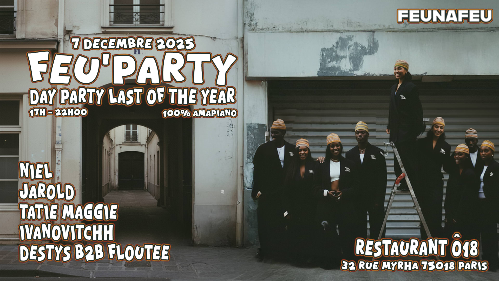 Feu'party Sunday Day Party 100% Amapiano