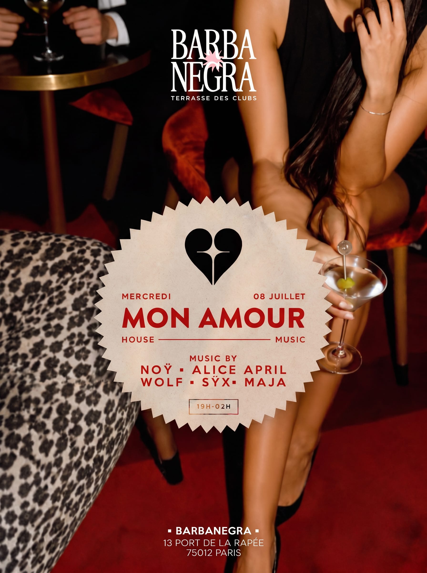 Mon Amour X Barbanegra - Mercredi 8 Juillet