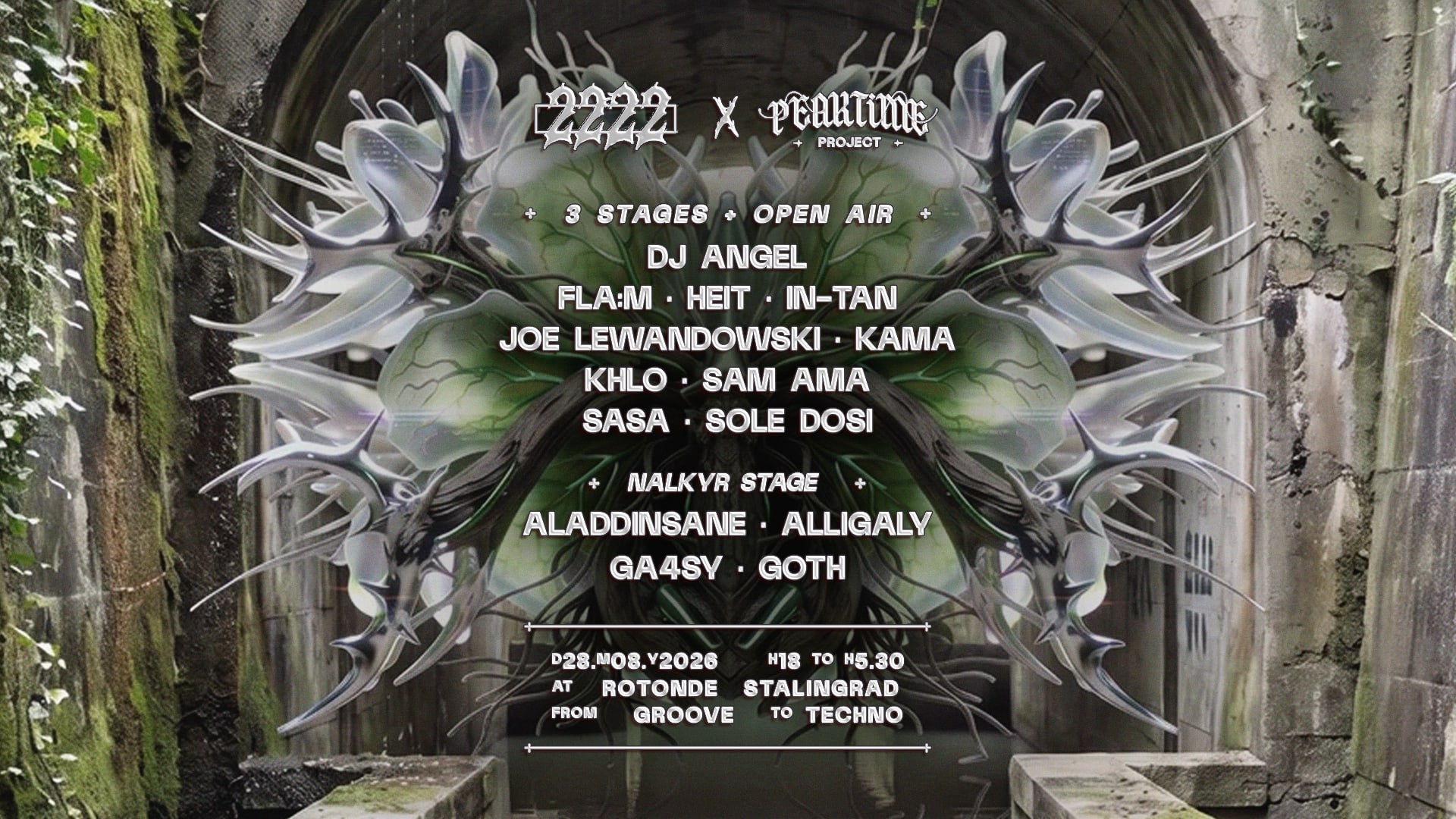 2222 X Peaktime X Nalky · Free Open Air & Club Xxl