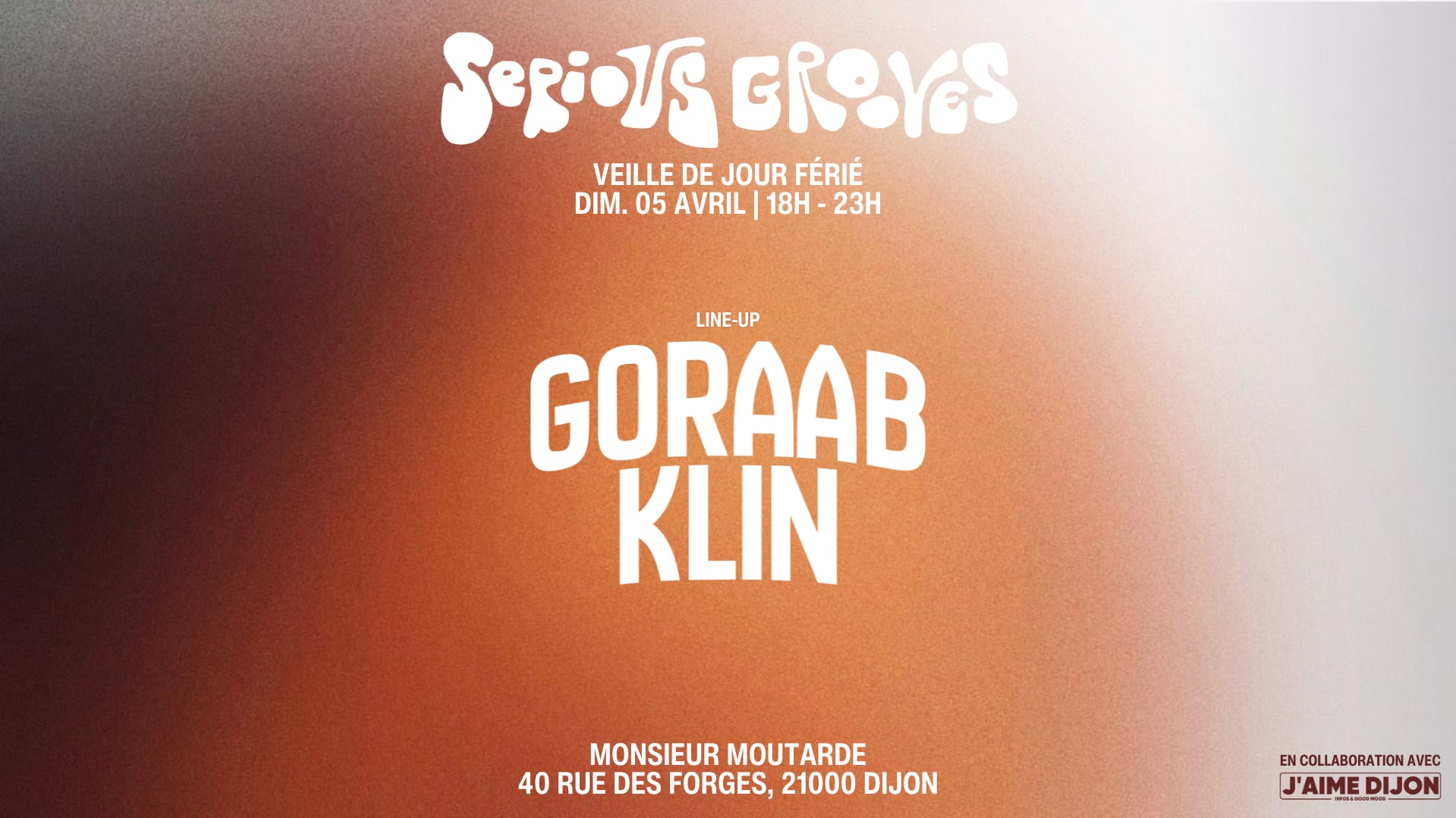 Serious Grooves | Monsieur Moutarde - Goraab X Klin