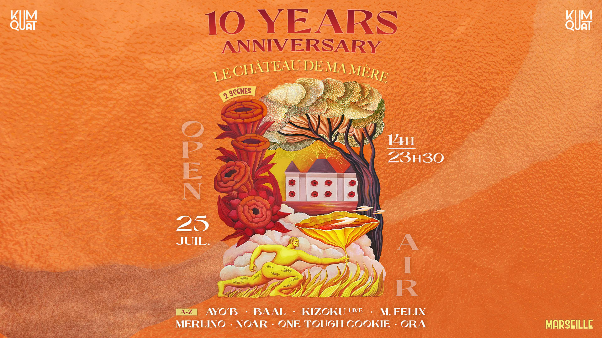 Kumquat 10 Years Anniversary • Round 1 • 25.07 / 14h-23h30