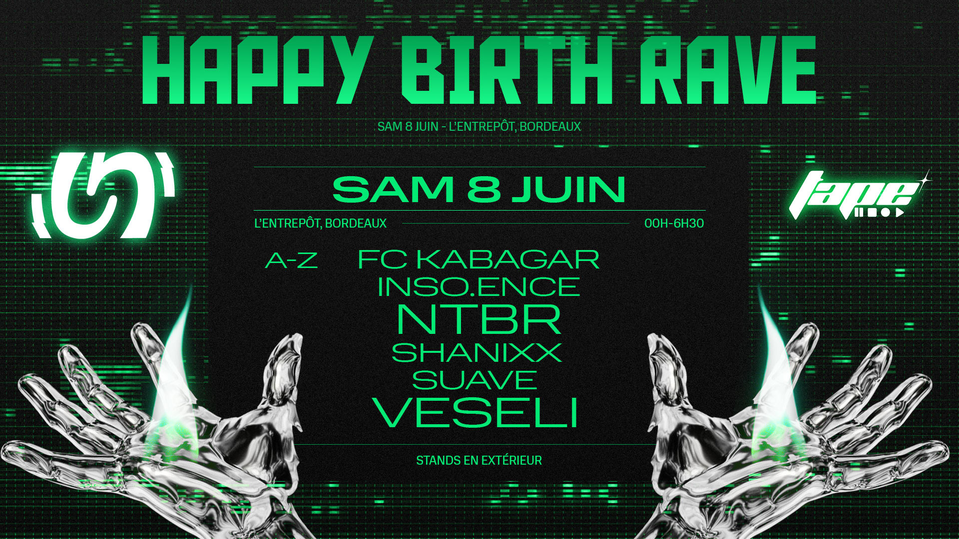 Partie 1 : L'entrepot | Happy Birth Rave | Under X Tape