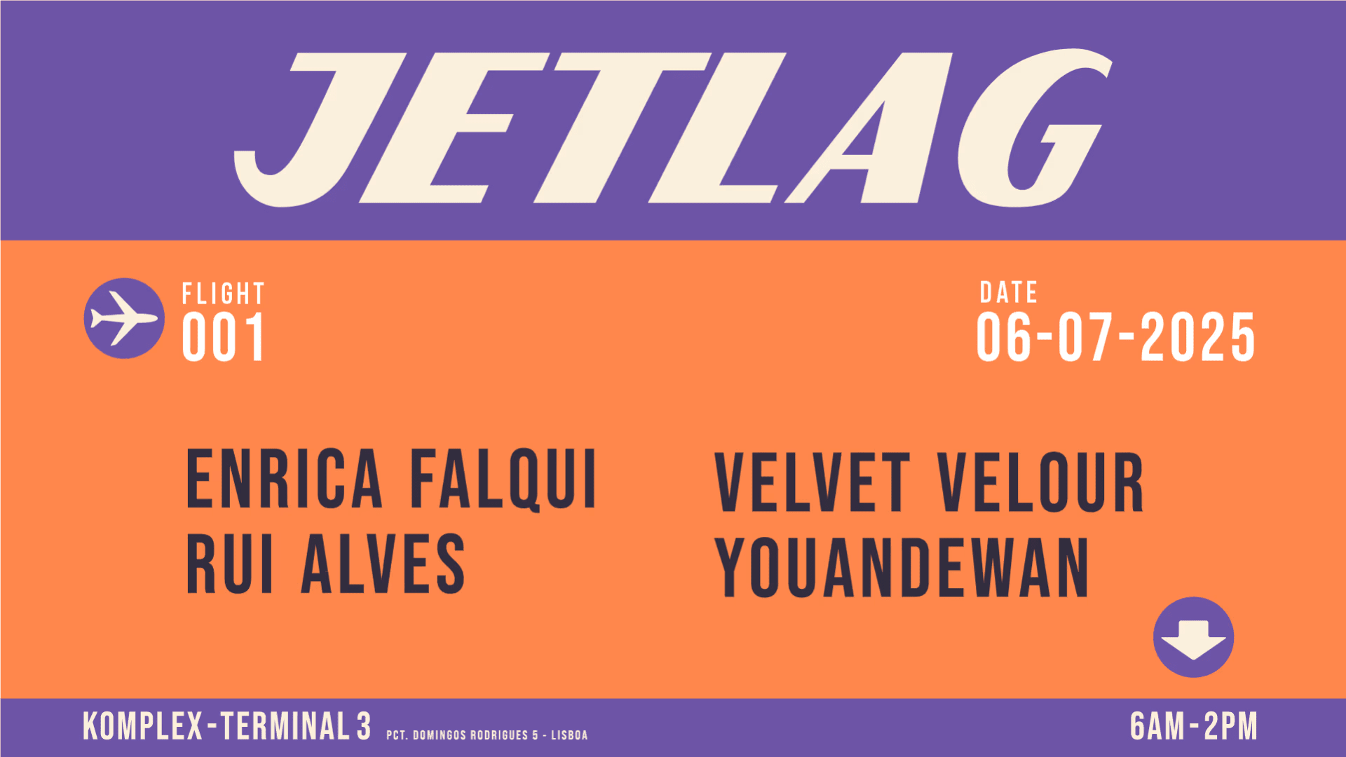 Jetlag 001 W/ Youandewan, Enrica Falqui, & More