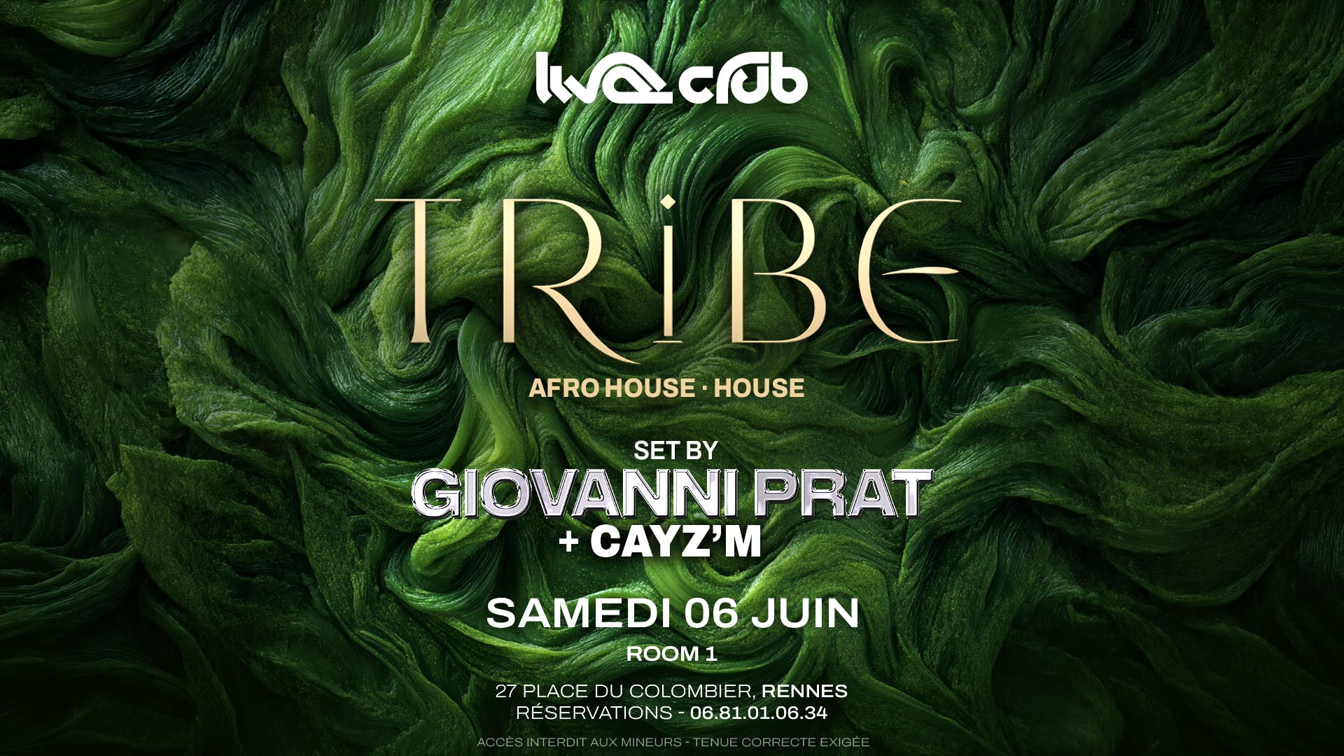 Tribe : Giovanni Prat+Cayz'm(R1)- Dj Folyne & Brownsuga(R2)