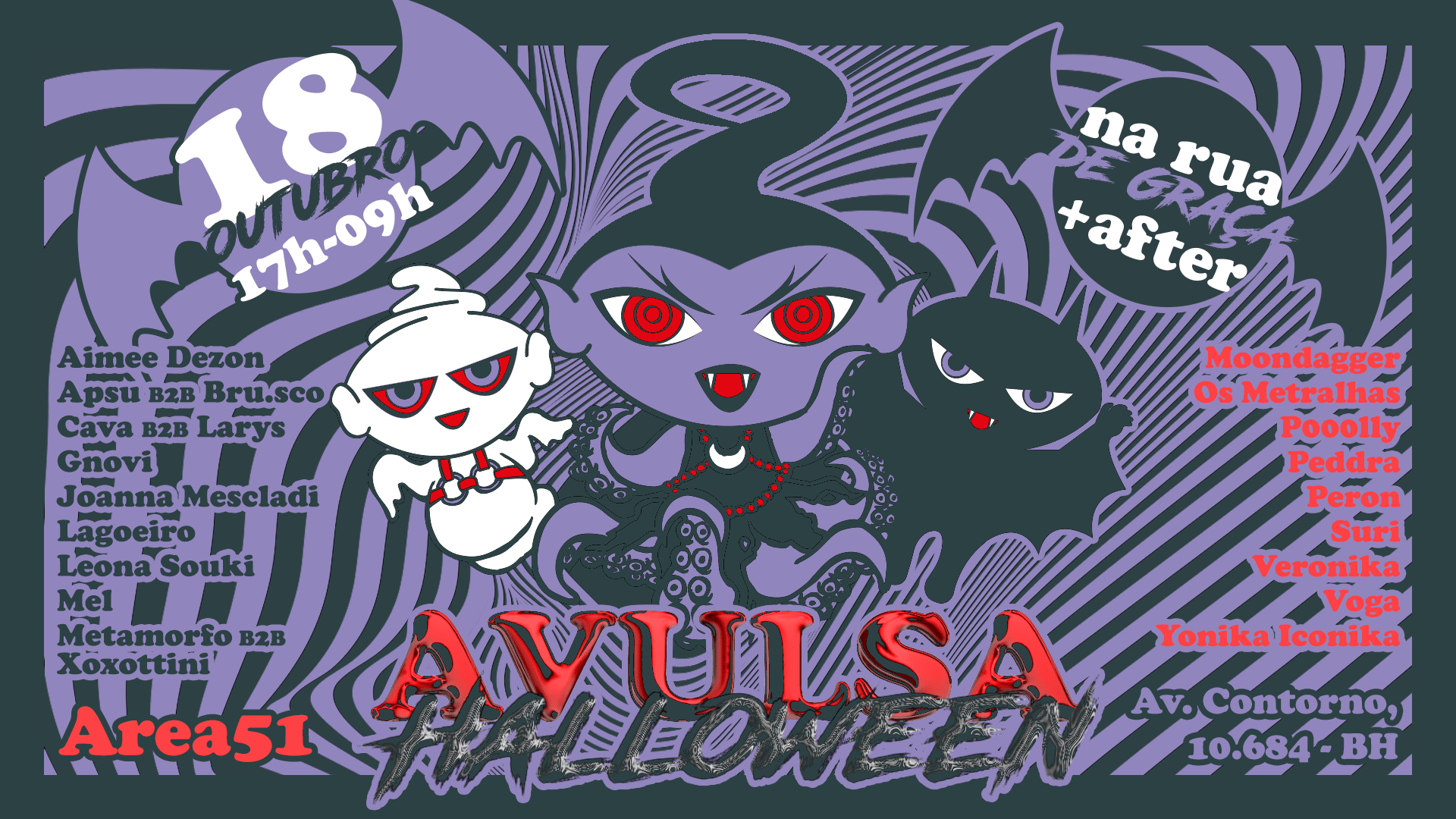 Avulsa Halloween - De Graça Na Rua + After
