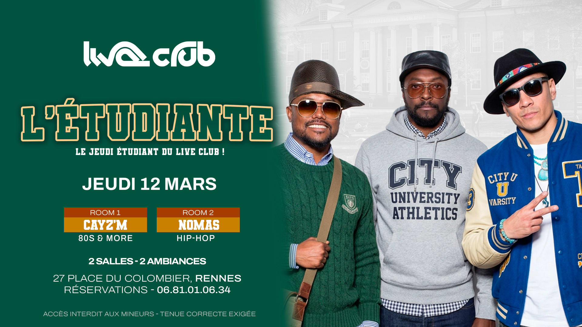 L'etudiante : Cayz'm(Rm1) + Nomas(Rm2)