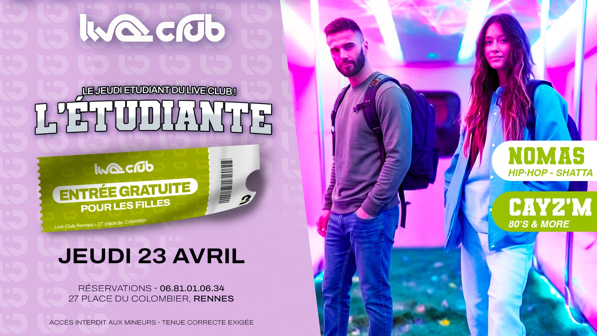 L'etudiante : Back 2 Back - Cayz'm & Nomas