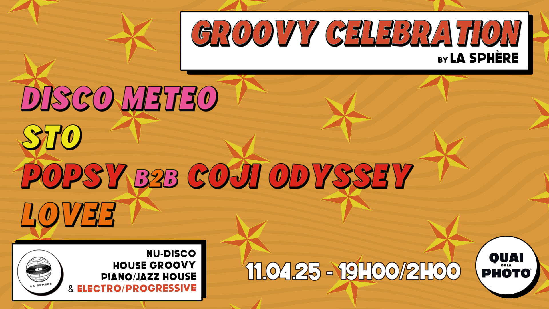 Groovy Celebration Au Quai De La Photo !