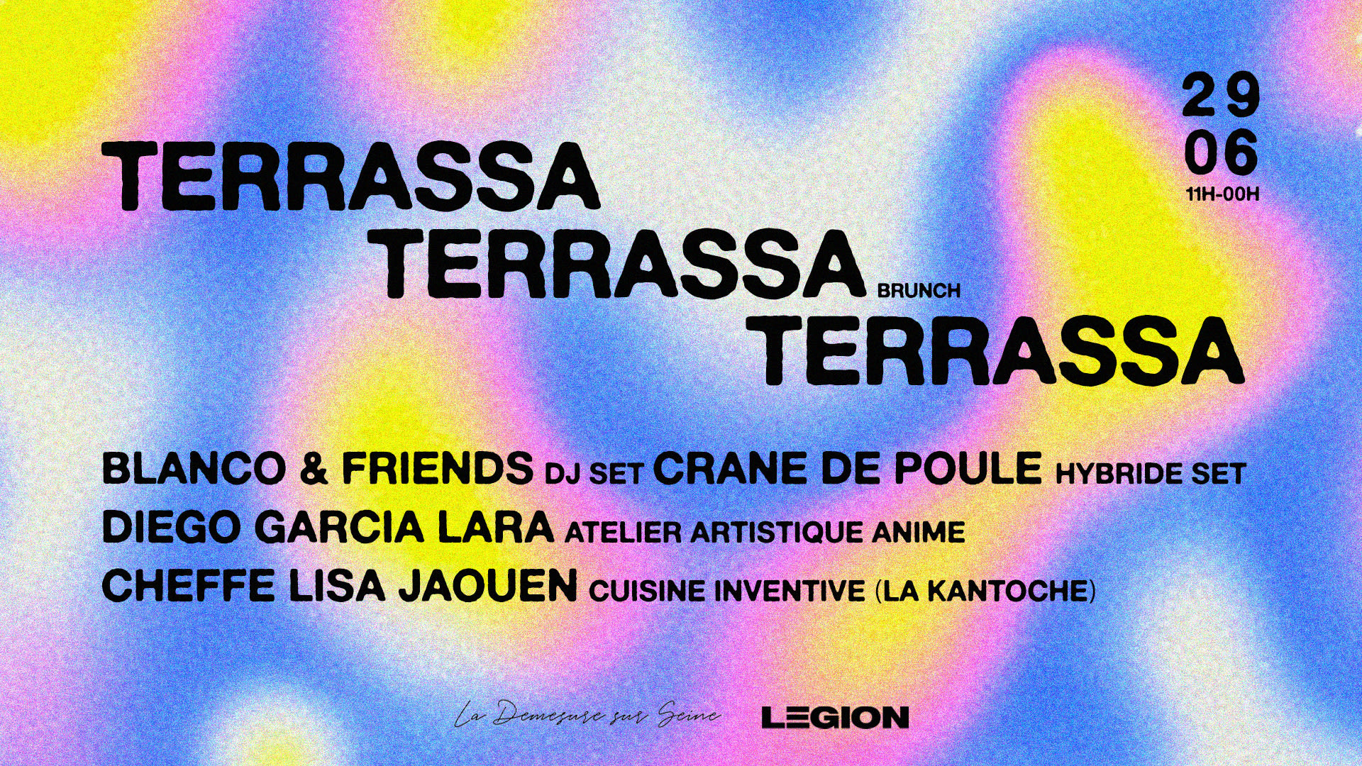 La Démesure Presente : Terrassa (Brunch & Dj Set)