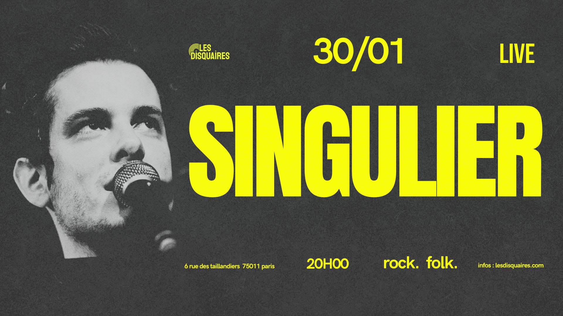 Singulier - Live