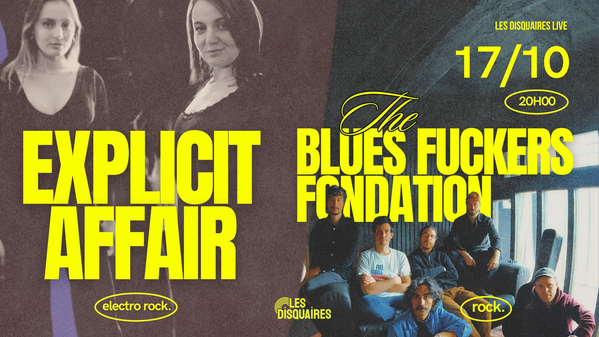 Explicit Affair X The Blues Fuckers Fondation - Live
