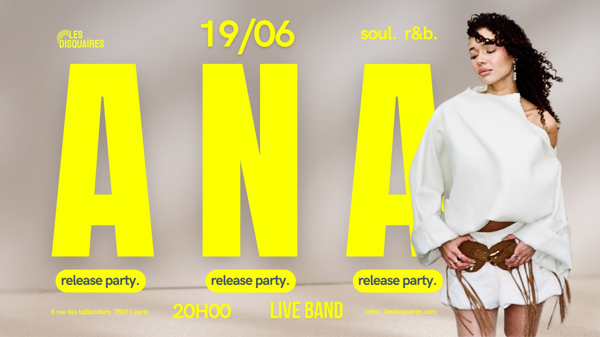 Ana [Release Party] - Live Band