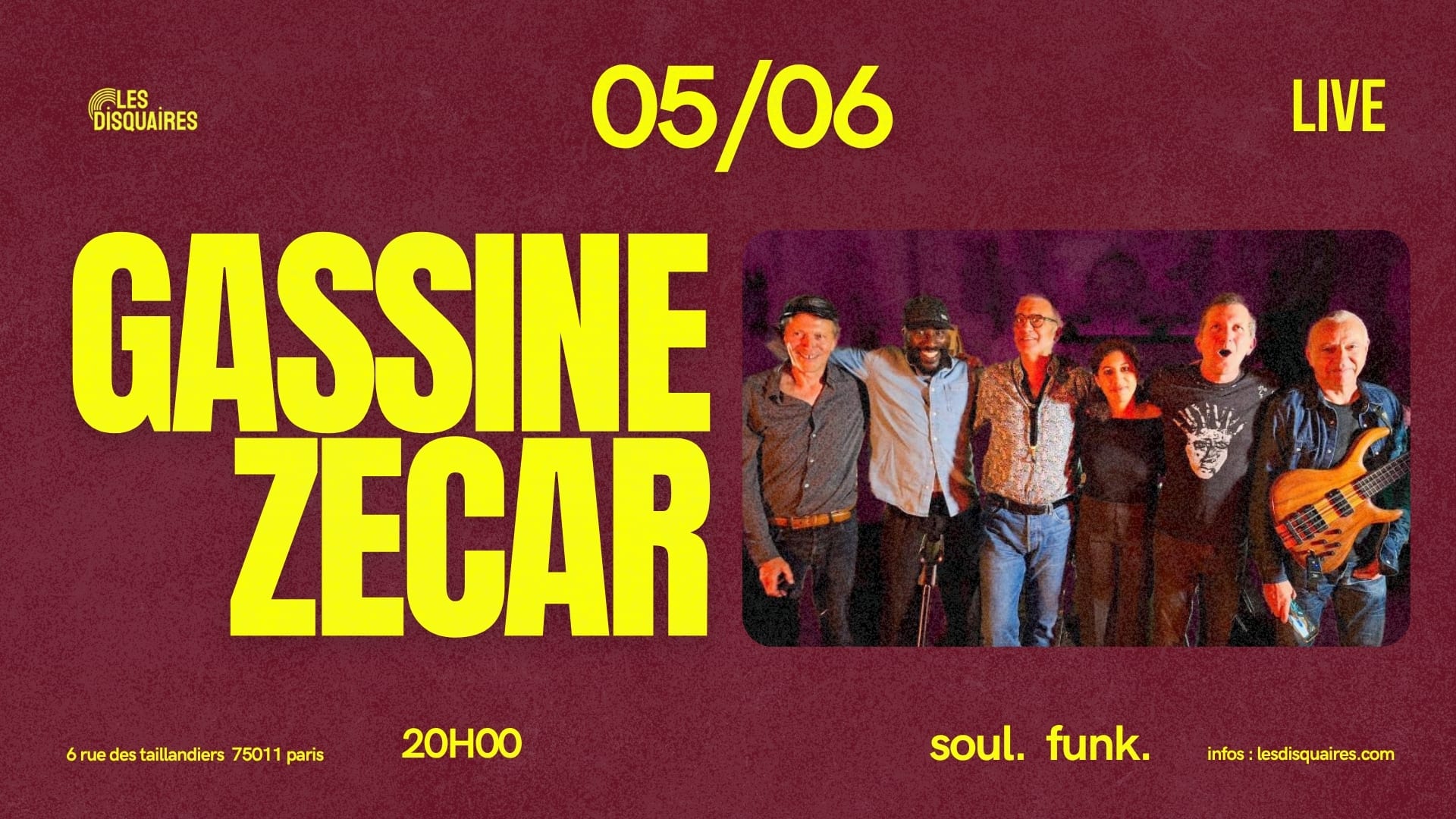 Gassine Zecar - Live