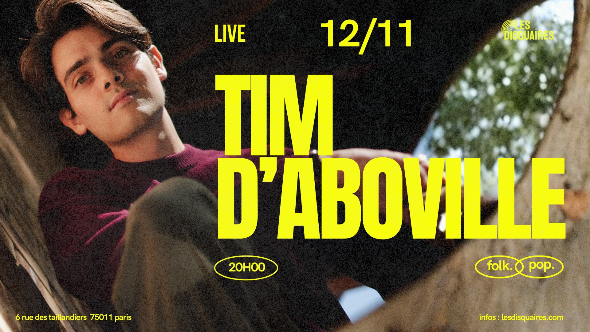Tim D’Aboville - Live