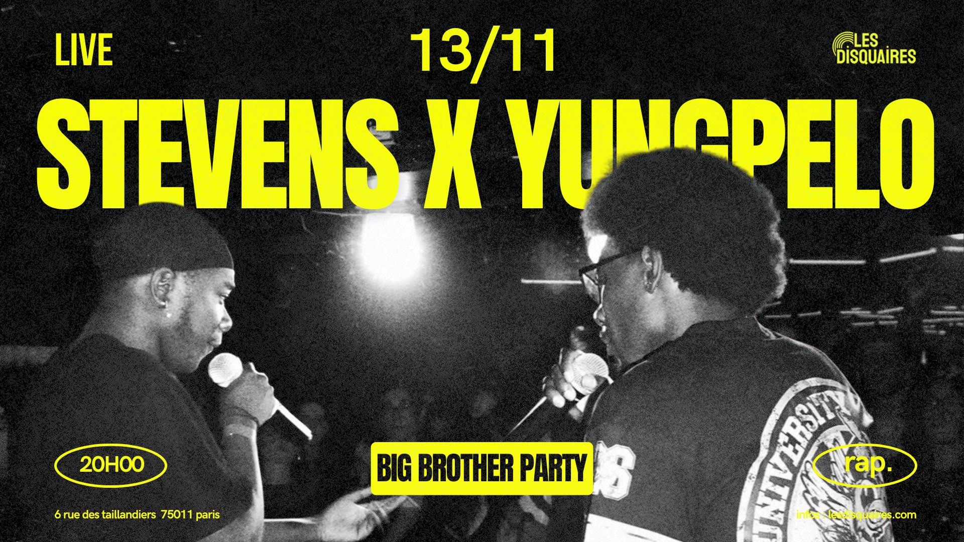 Big Brother Party - Stevens X Yungpelo - Live