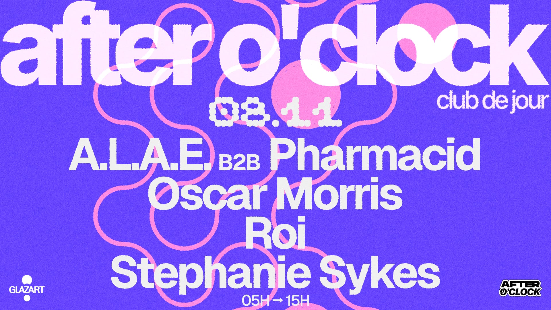 After O'clock : Stephanie Sykes, A.L.A.E B2b Pharmacid, Roi