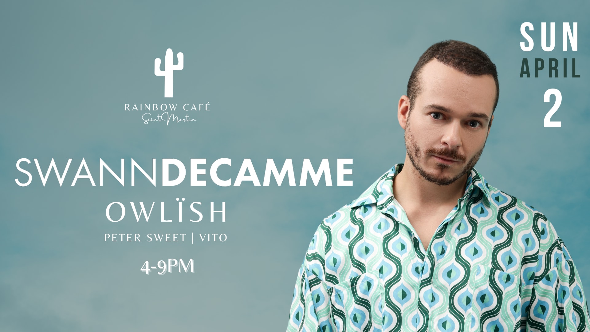 Rainbow Cafe Presents Swann Decamme