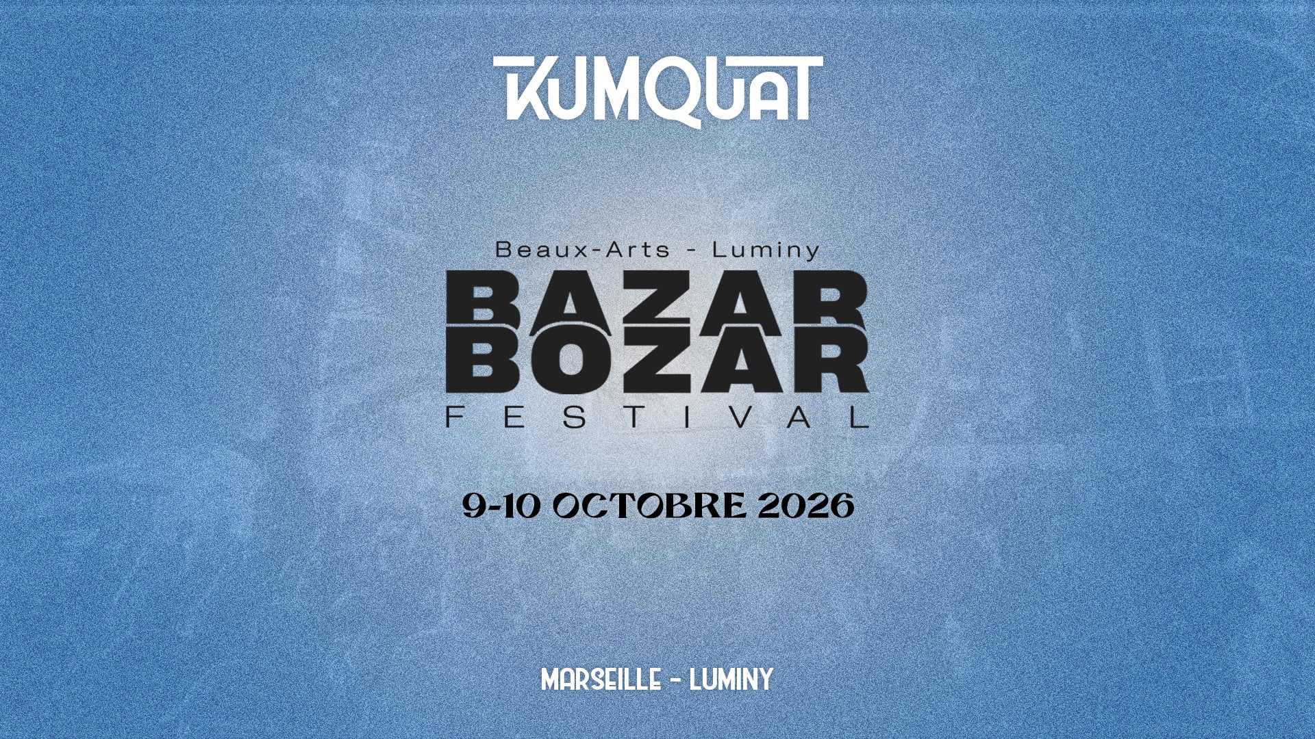 Bazar Bozar Festival 2nd Edition • 9/10 Octobre 2026