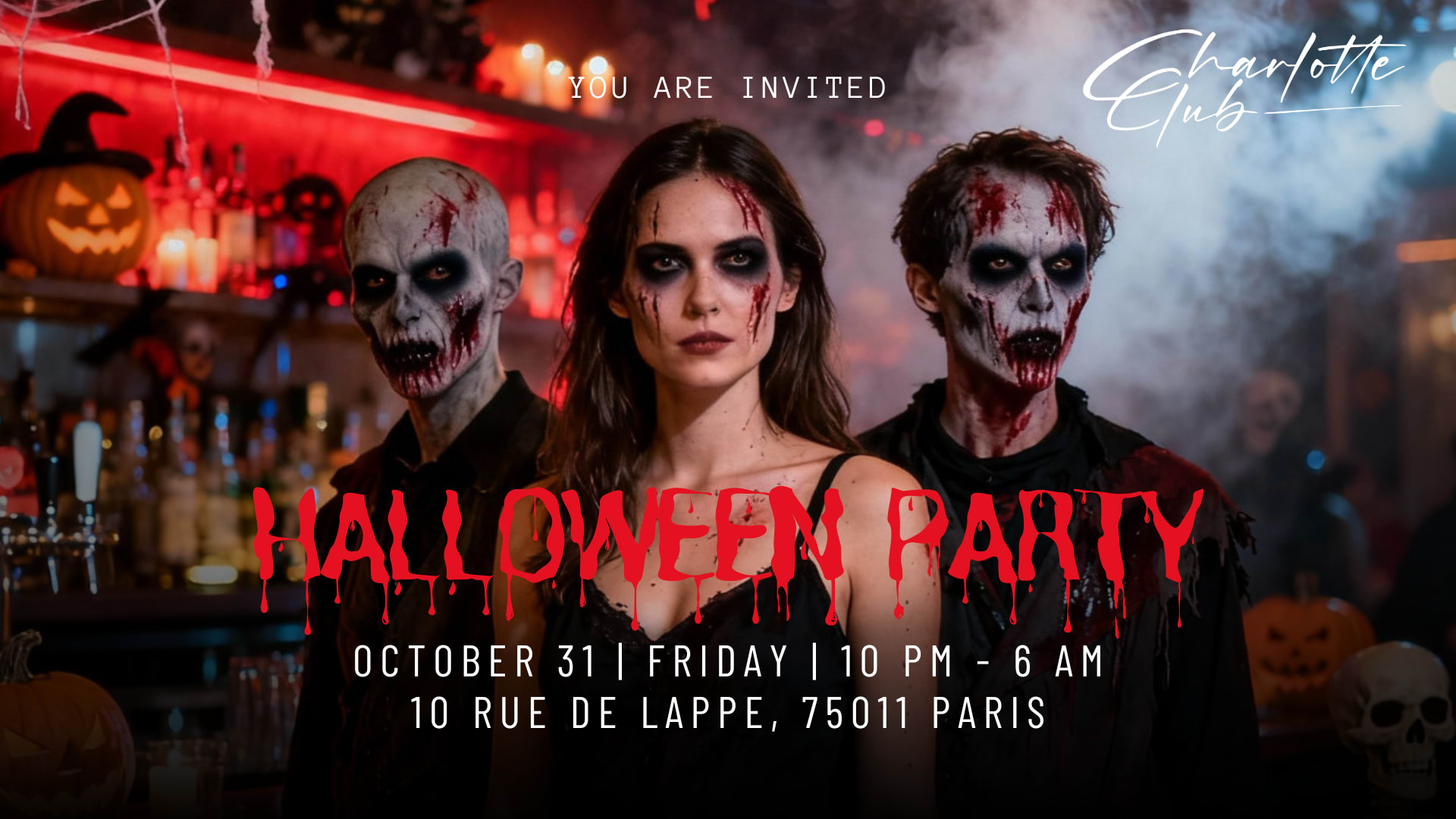 Halloween Party 2025 Paris