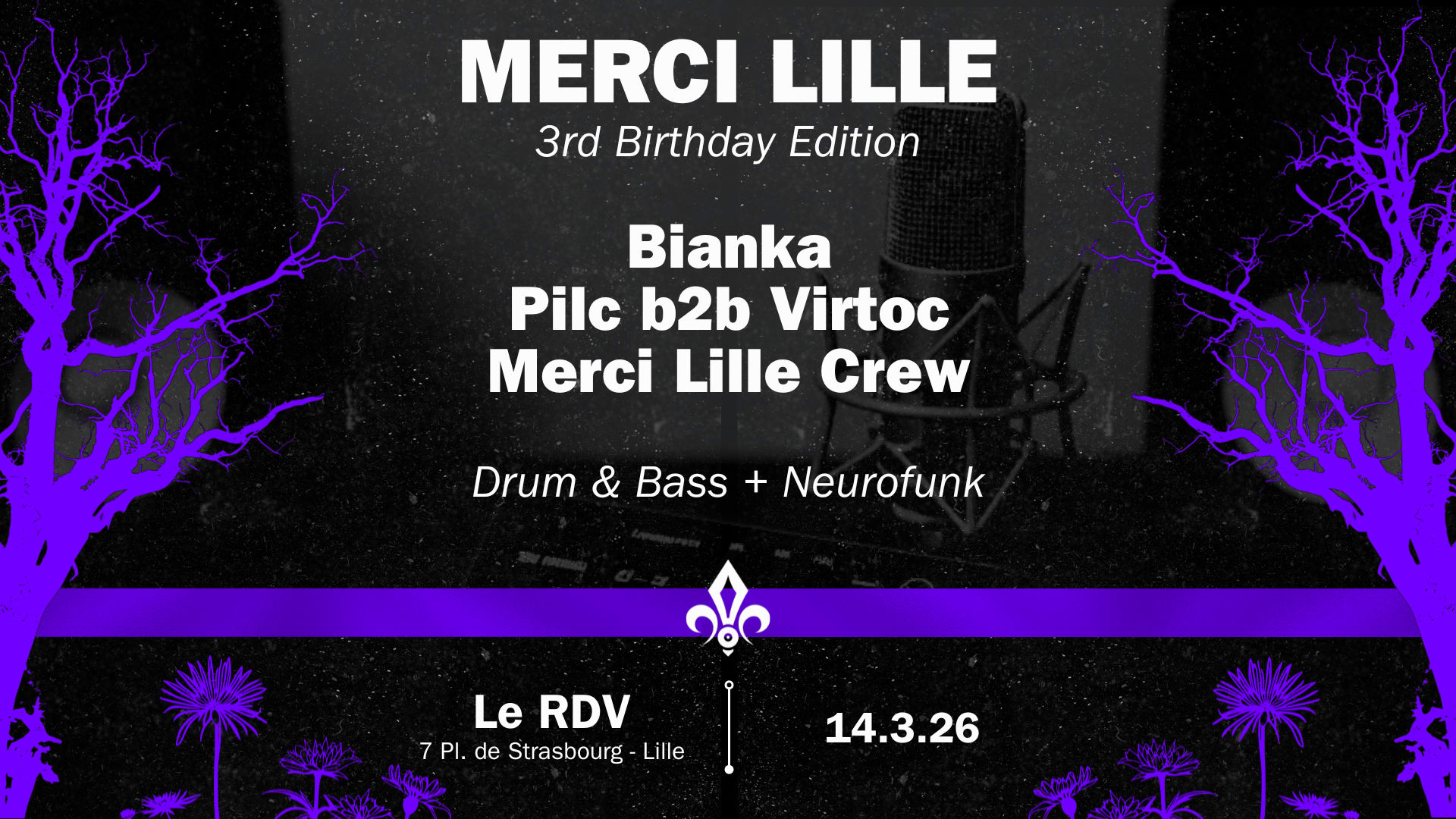 Merci Lille - 3ans - Drum & Bass