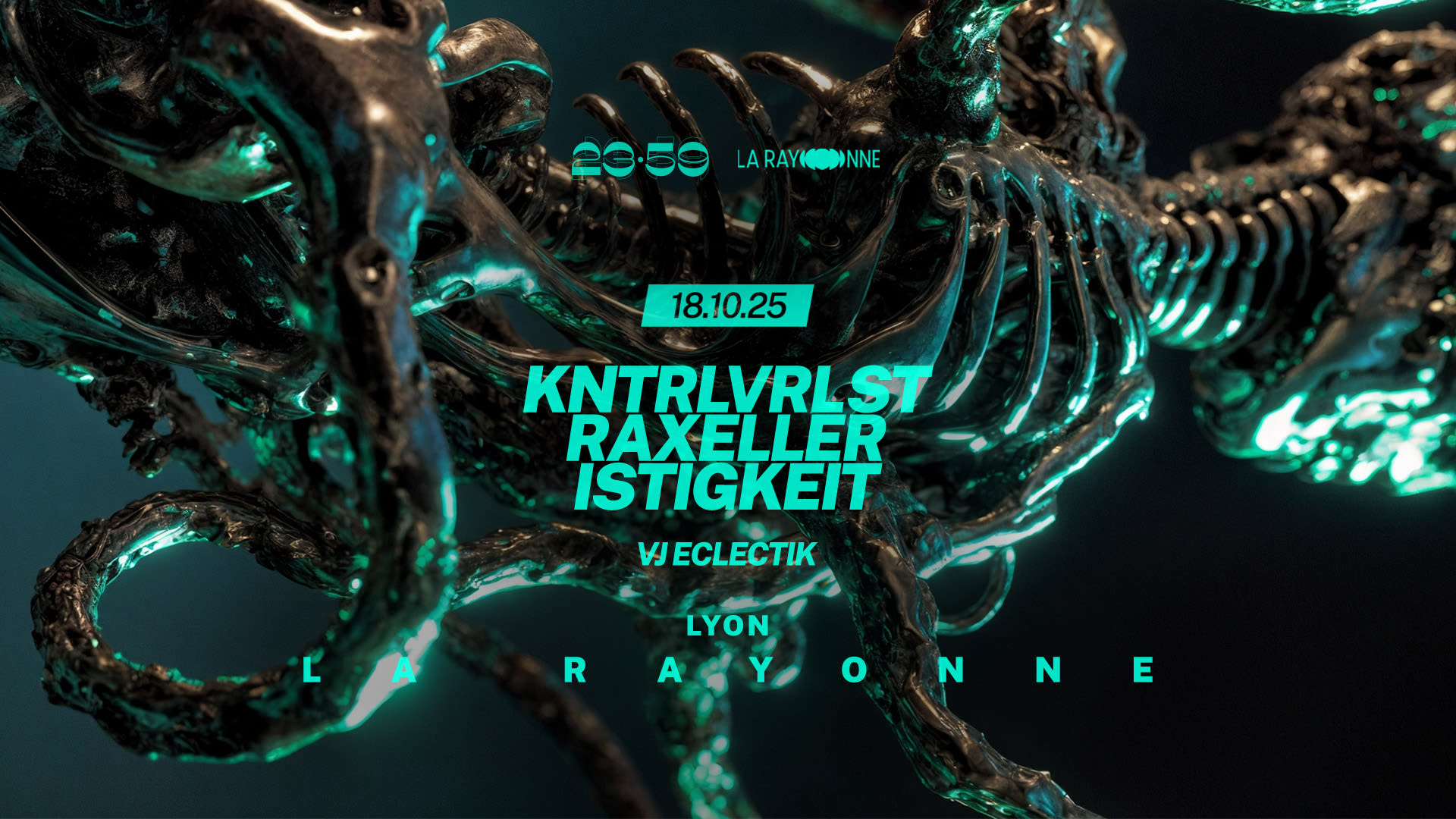 23:59 – Kntrlvrlst, Raxeller, Istigkeit