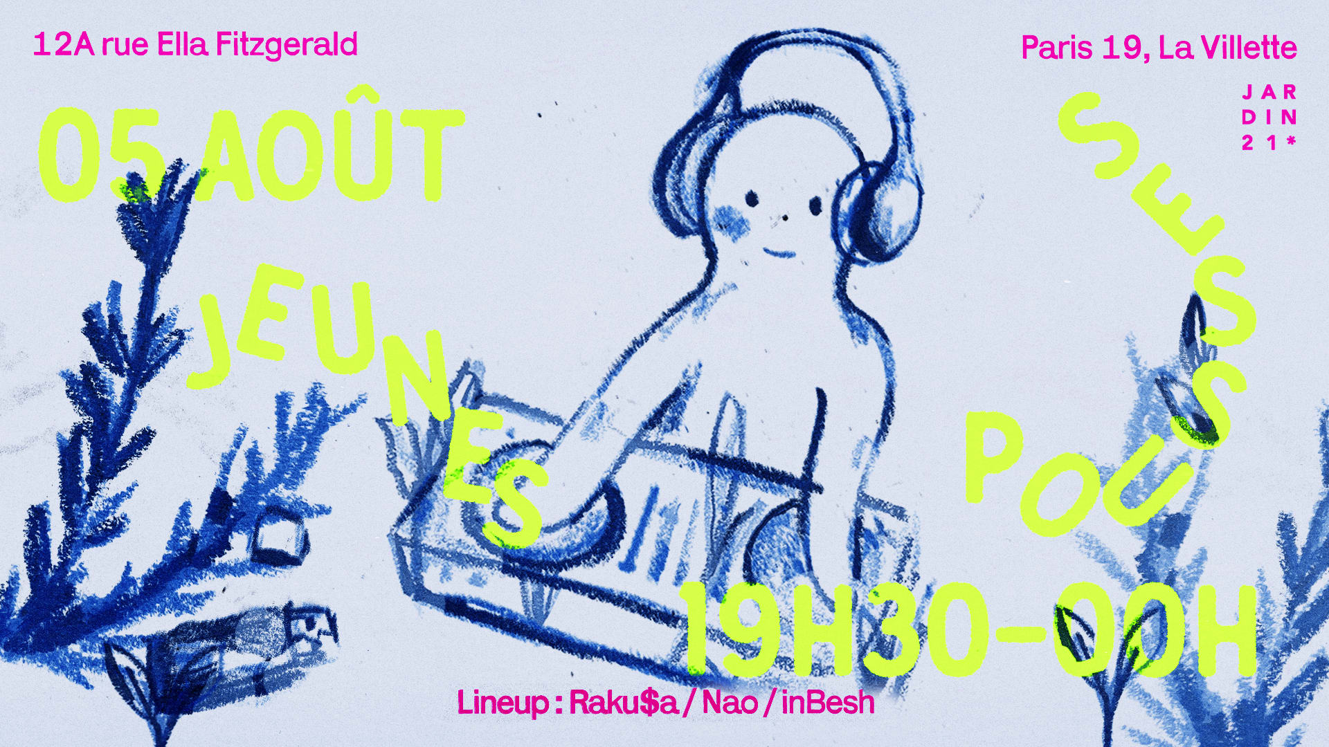 Jeunes Pousses X Jardin21 - Open Air