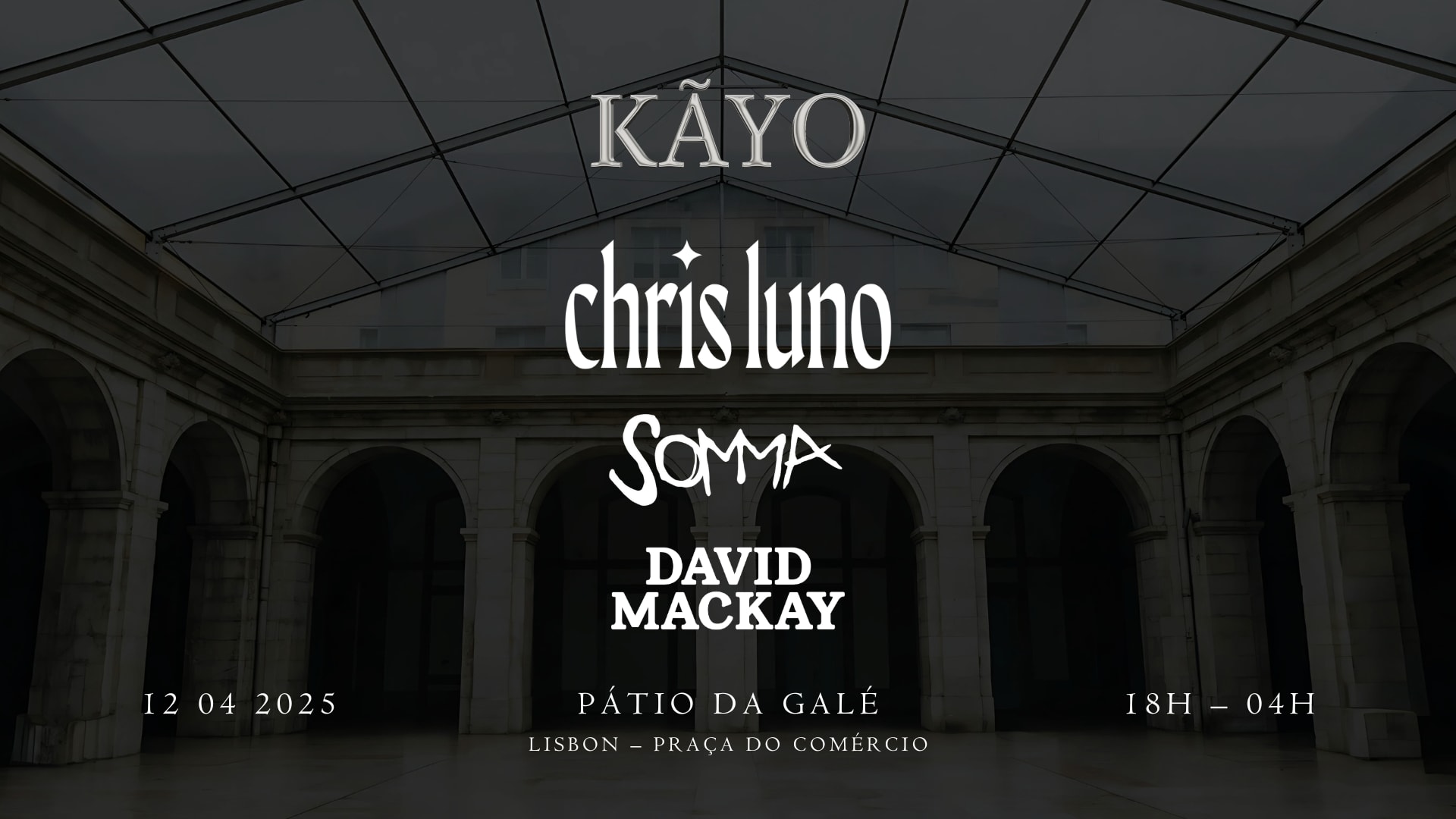 Kãyo At Pátio Da Galé With Chris Luno, Somma & David Mackay